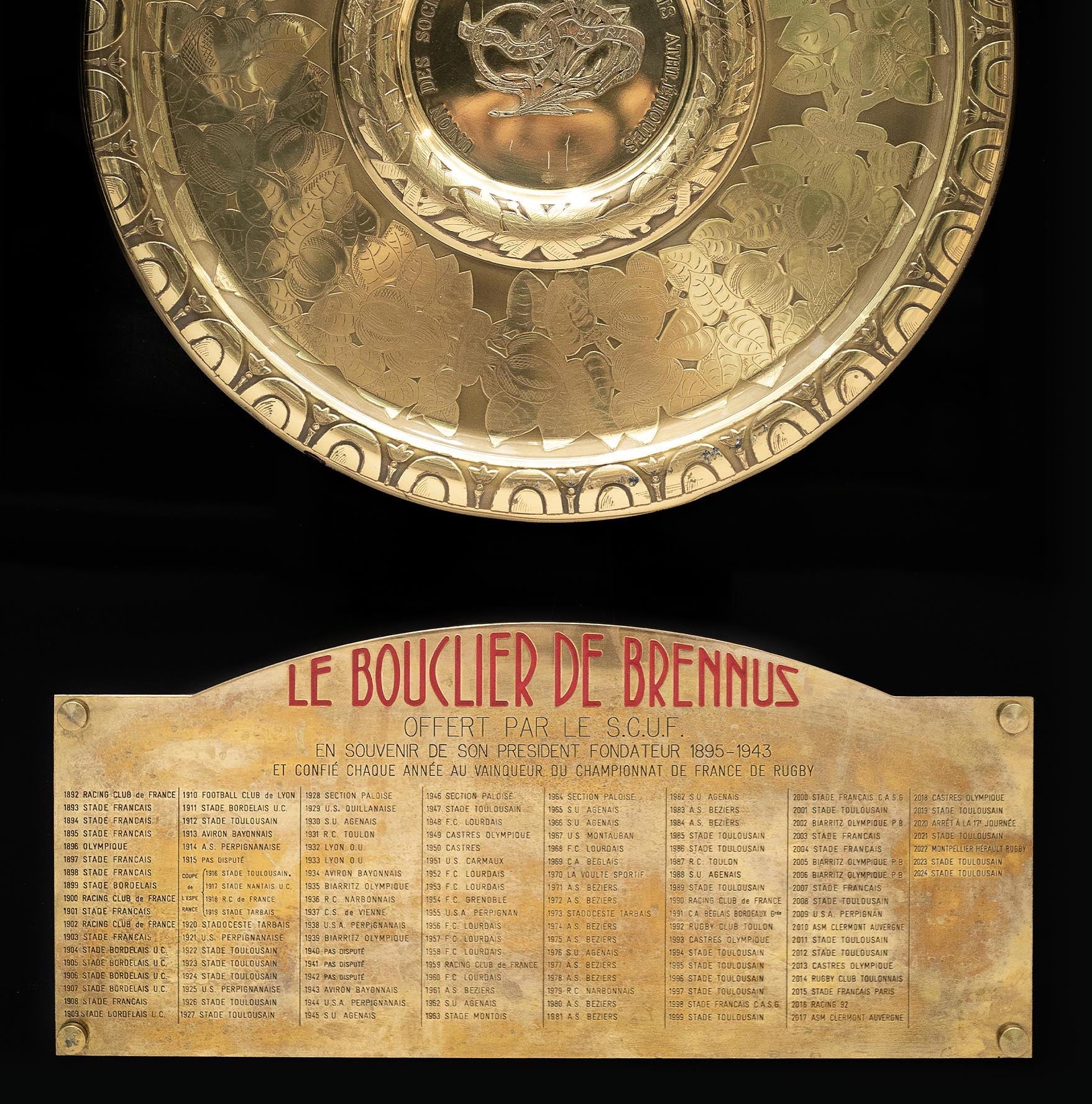 Affiche Rugby - Bouclier de Brennus