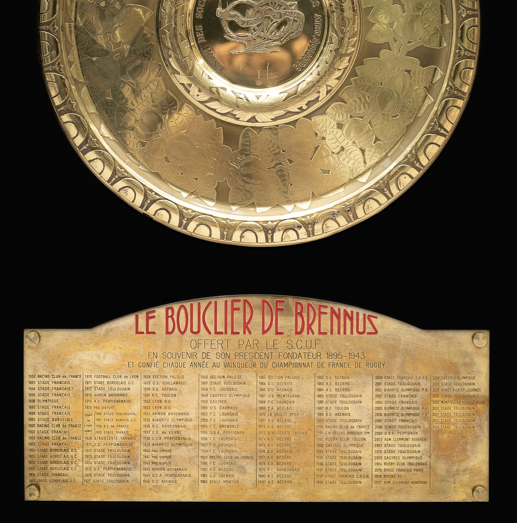 Affiche Rugby - Bouclier de Brennus