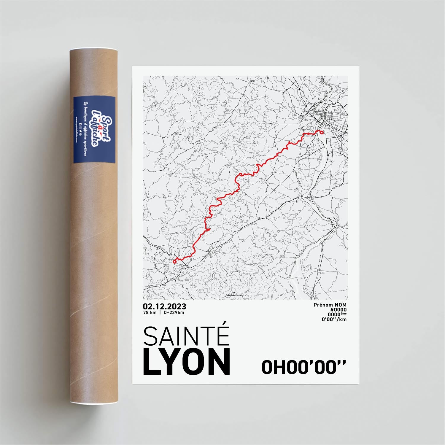 Affiche Running - SaintéLyon