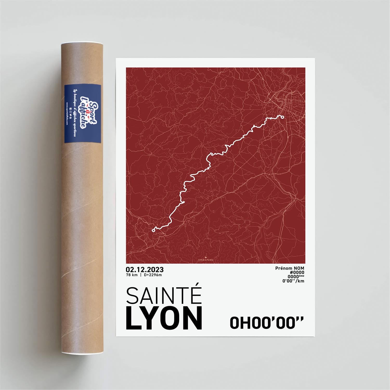 Affiche Running - SaintéLyon