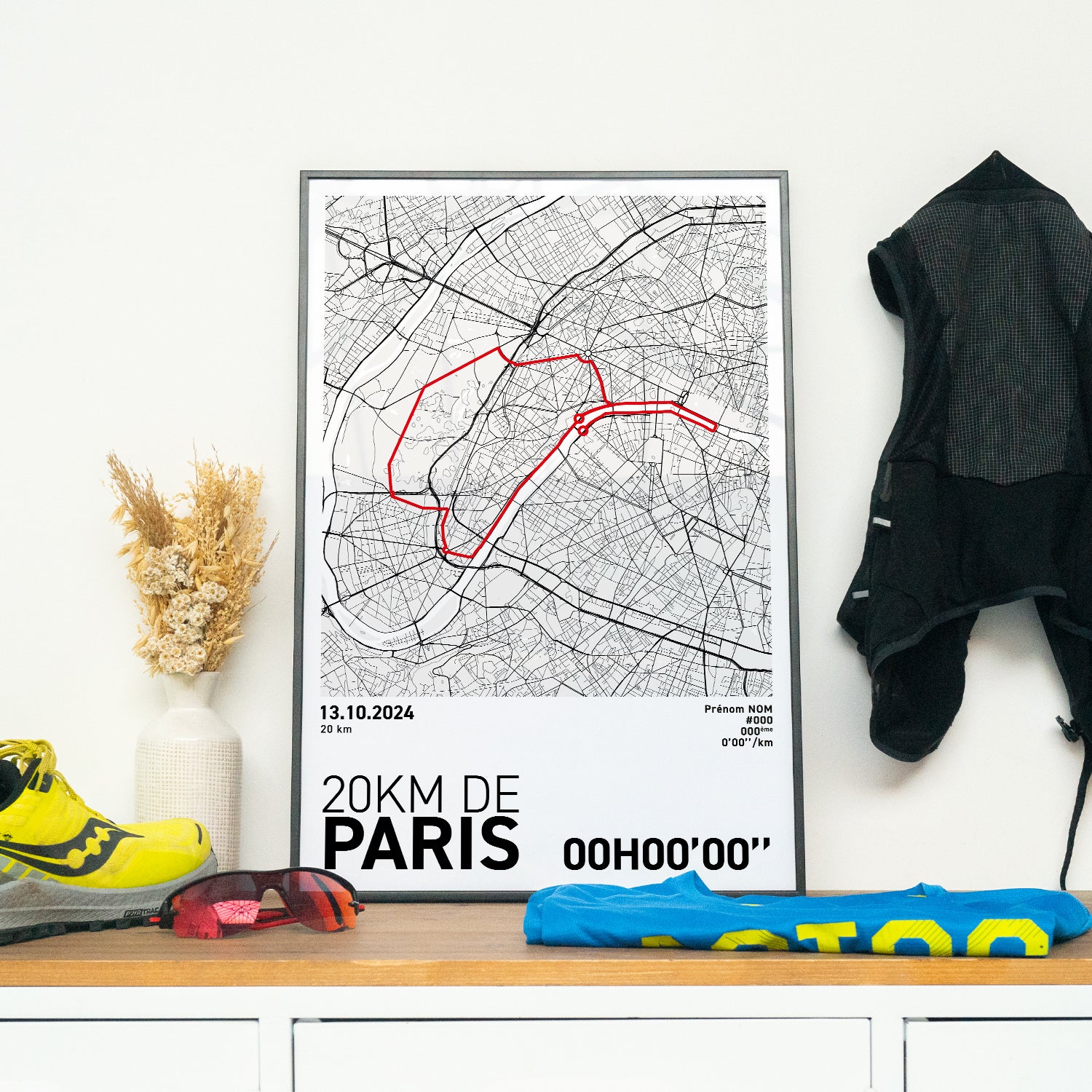 Affiche Running - 20Km de Paris