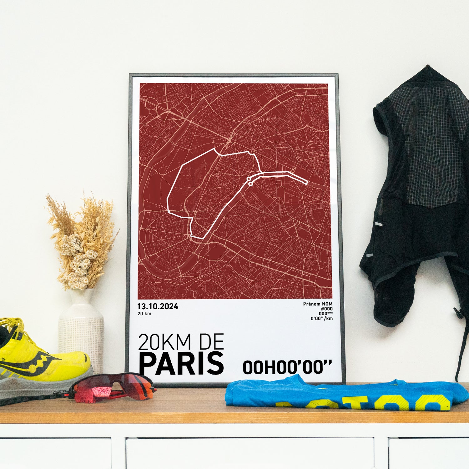 Affiche Running - 20Km de Paris