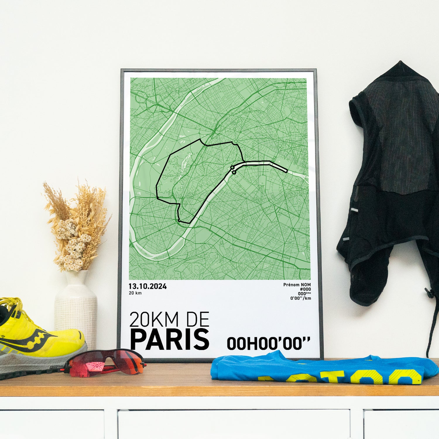 Affiche Running - 20Km de Paris