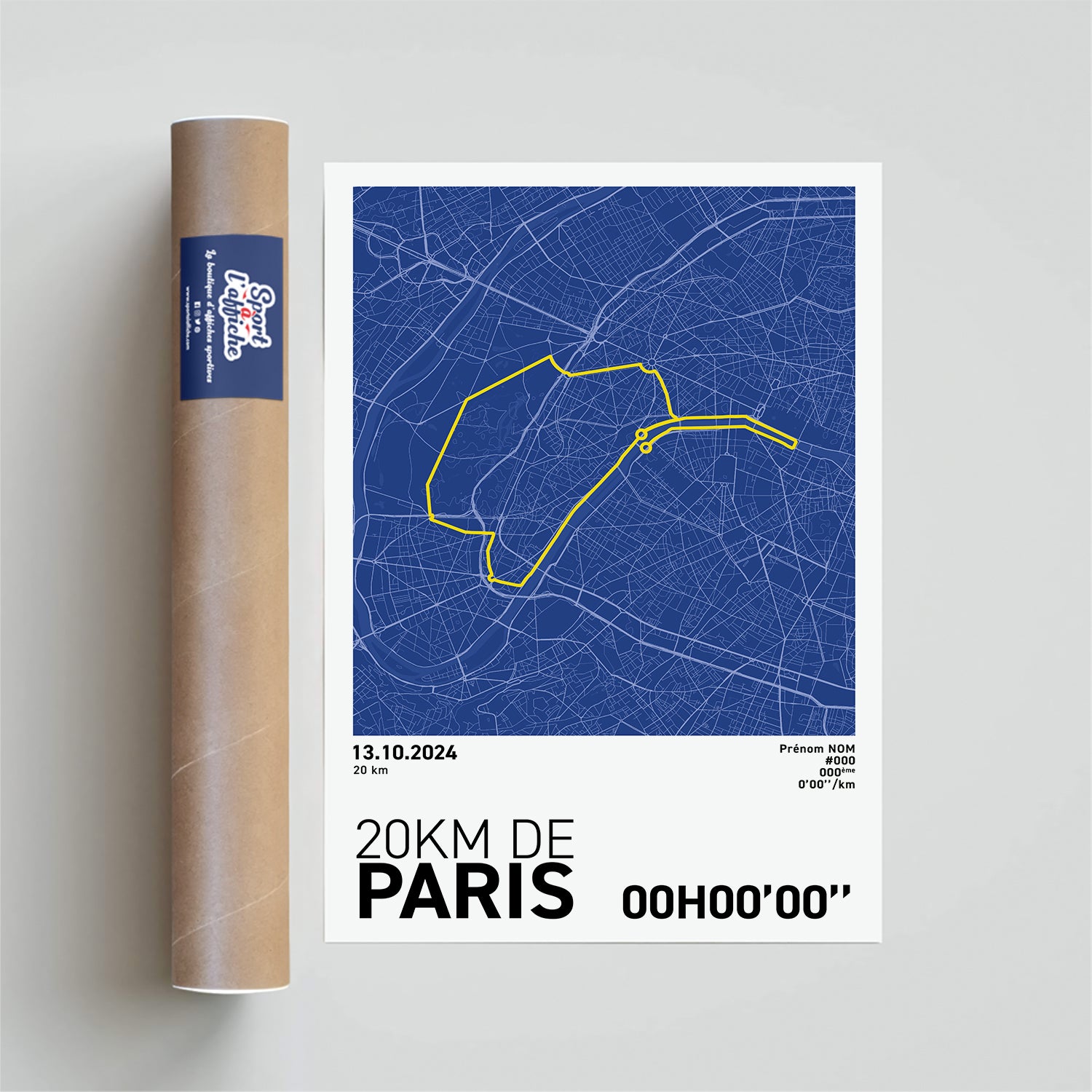 Affiche Running - 20Km de Paris