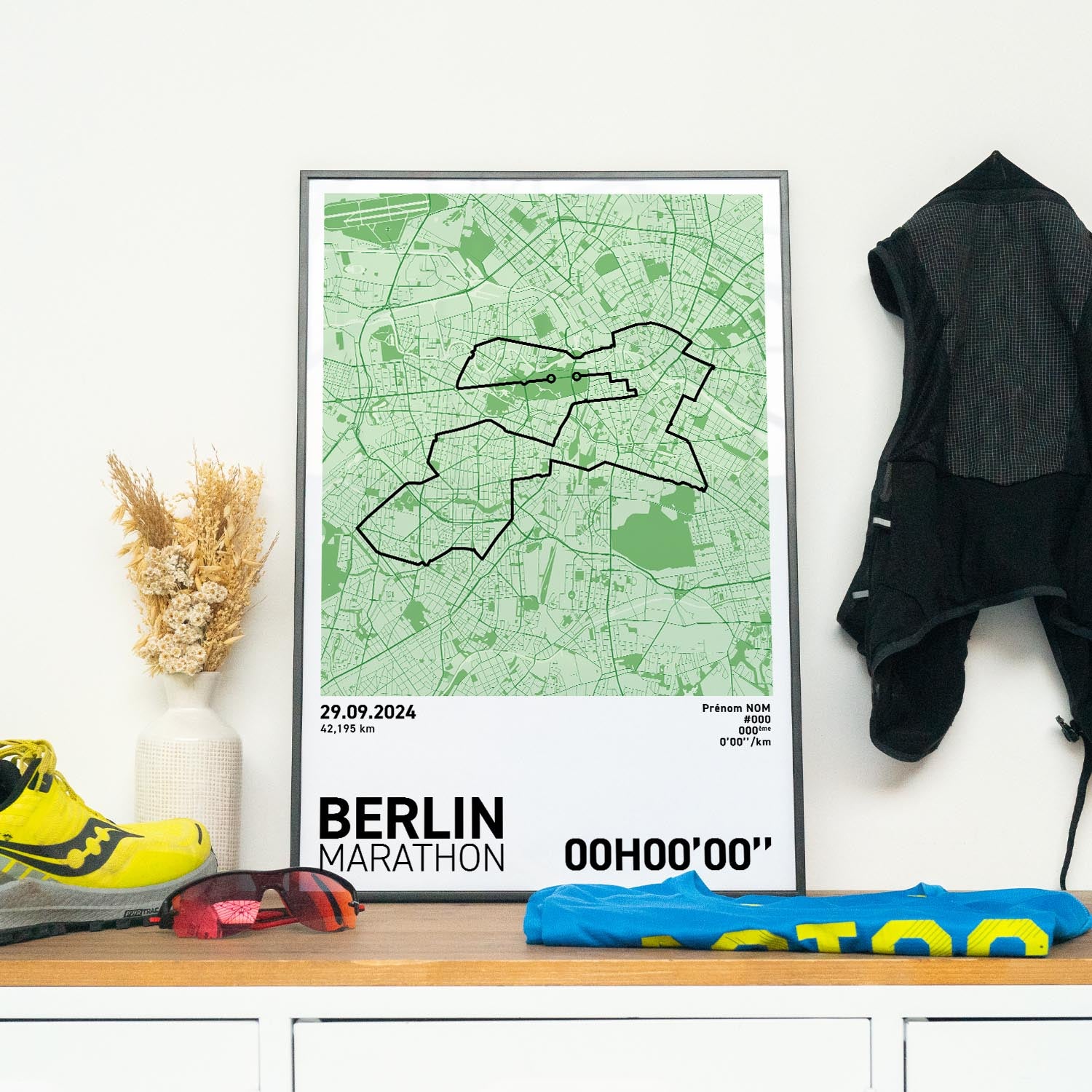 Affiche Running - Marathon de Berlin