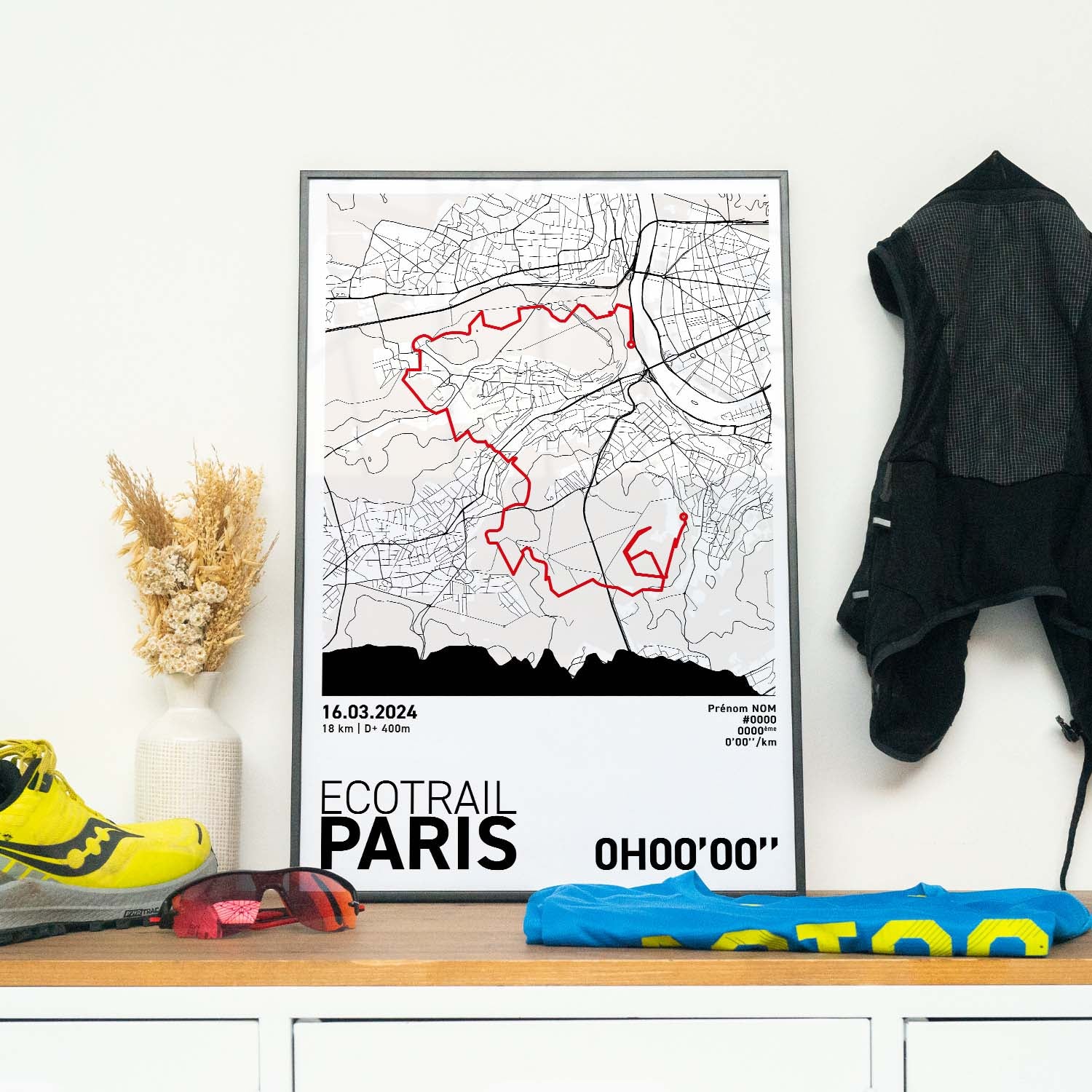 Affiche Running -  EcoTrail Paris 18km