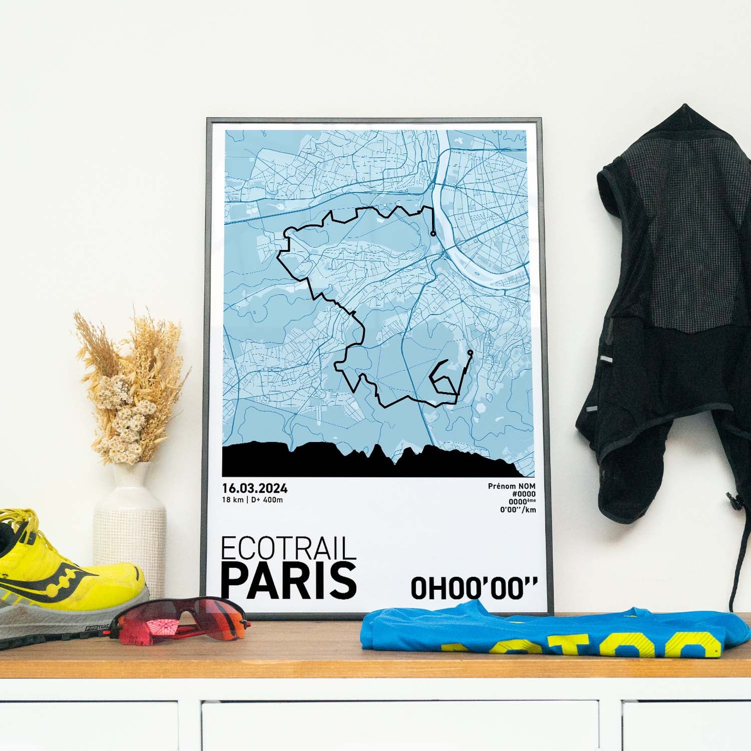 Affiche Running -  EcoTrail Paris 18km