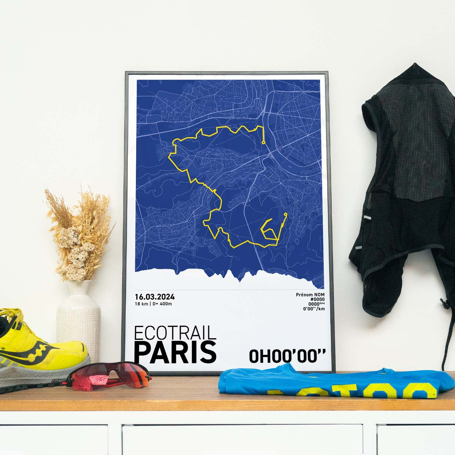 Affiche Running -  EcoTrail Paris 18km