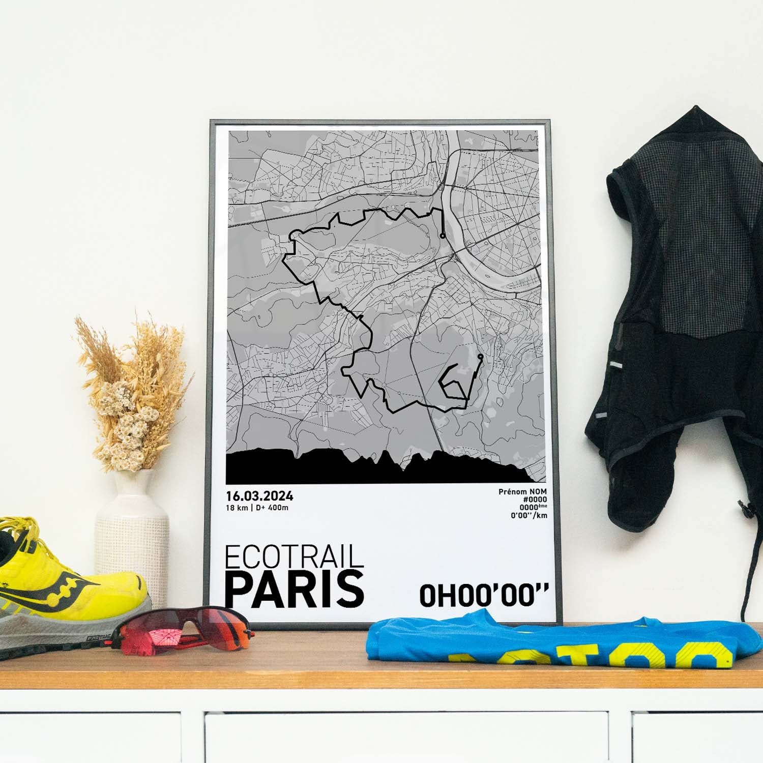 Affiche Running -  EcoTrail Paris 18km