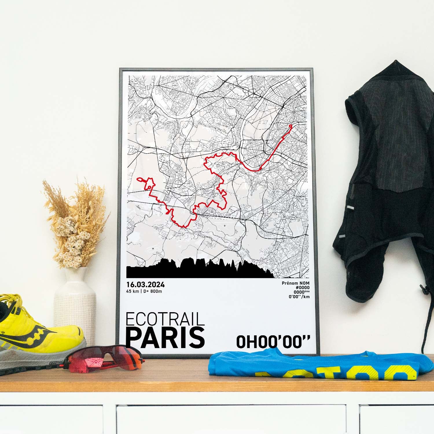 Affiche Running -  EcoTrail de Paris 45km