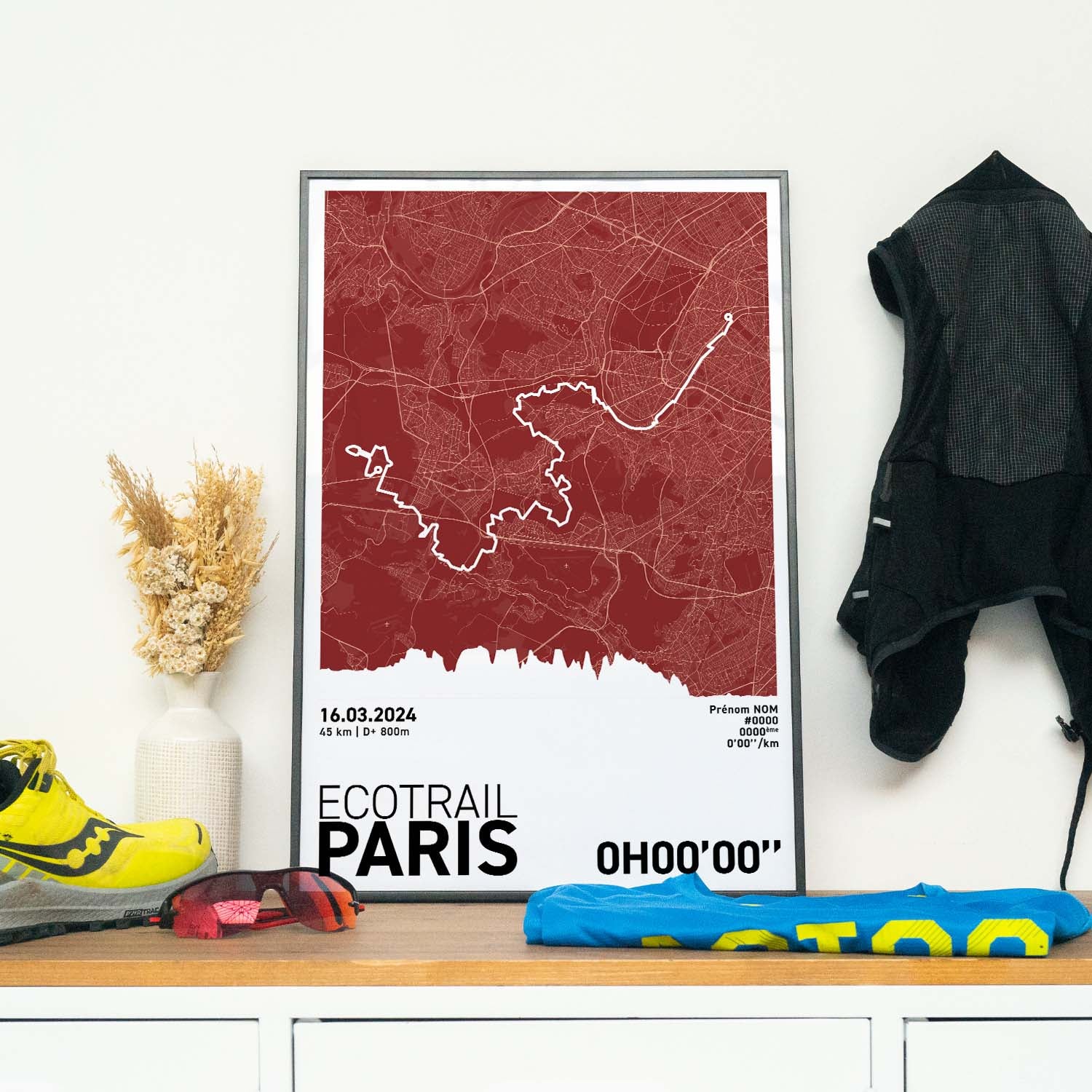 Affiche Running -  EcoTrail de Paris 45km