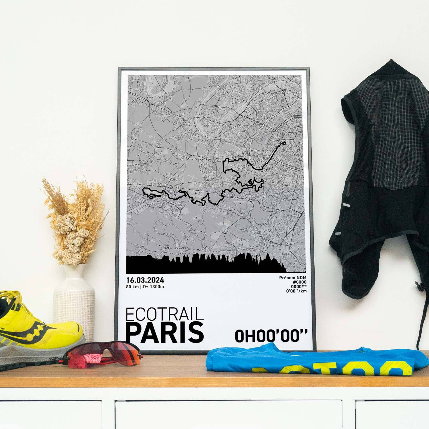 Affiche Running -  EcoTrail Paris 80km