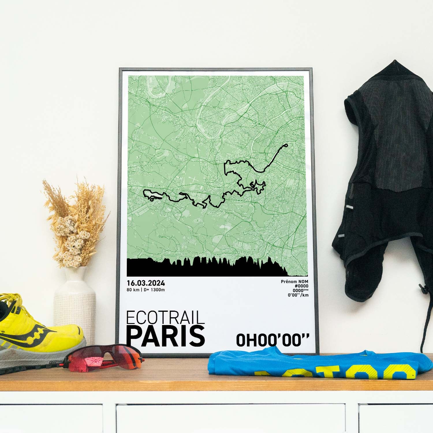 Affiche Running -  EcoTrail Paris 80km