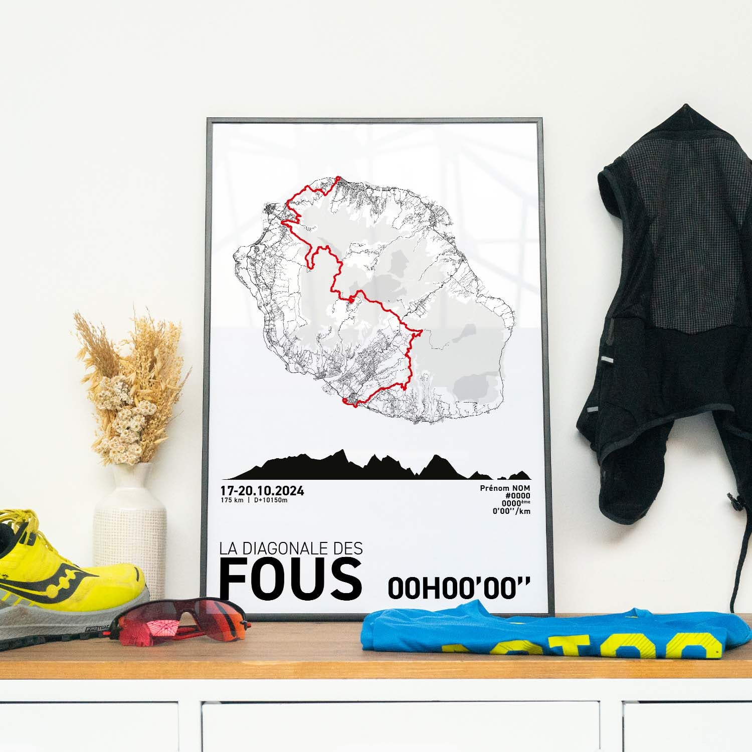 Affiche Running - Trail Diagonale des Fous