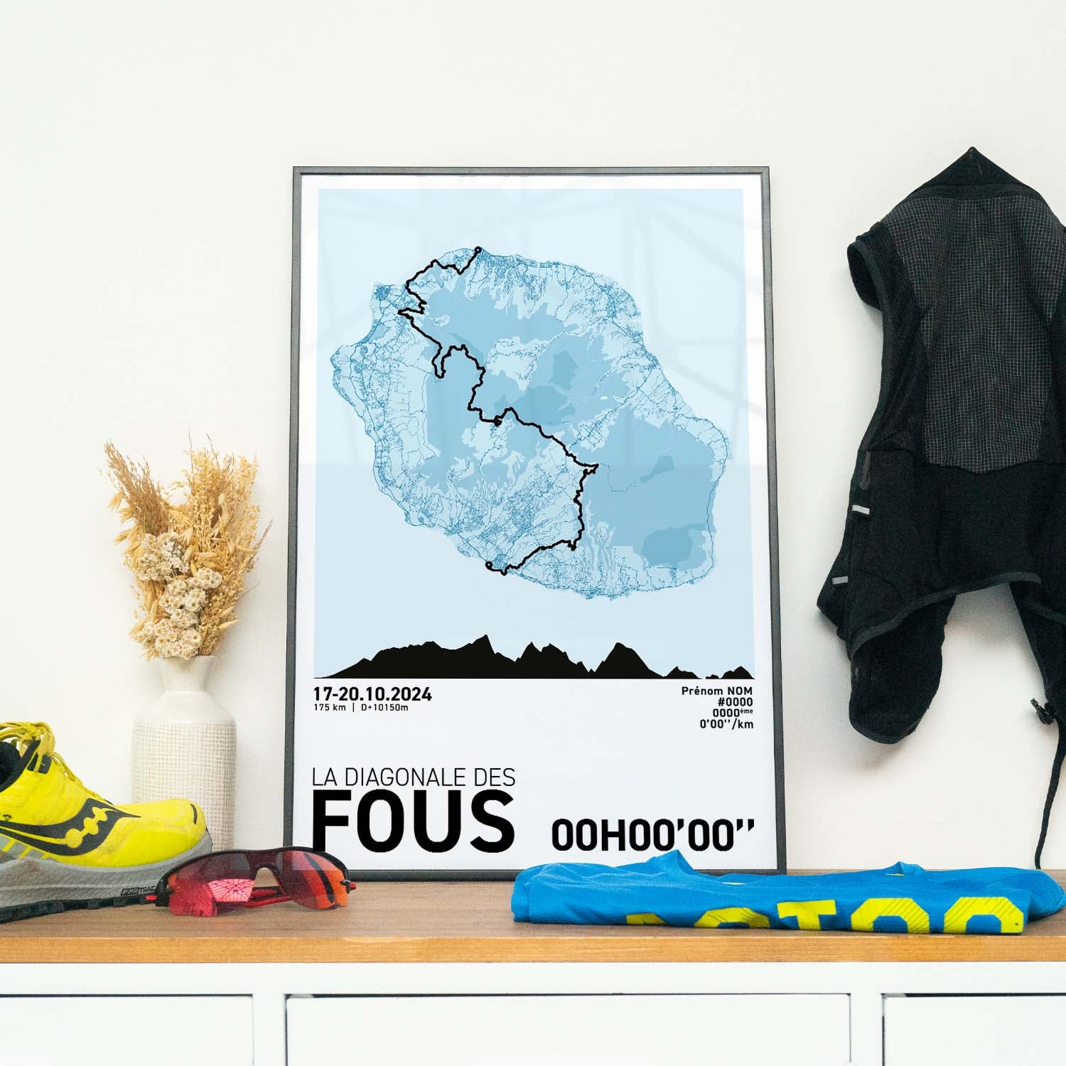 Affiche Running - Trail Diagonale des Fous
