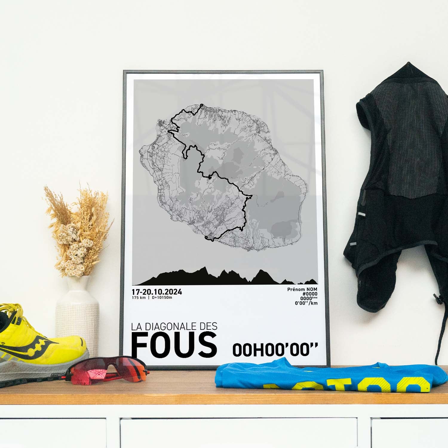Affiche Running - Trail Diagonale des Fous