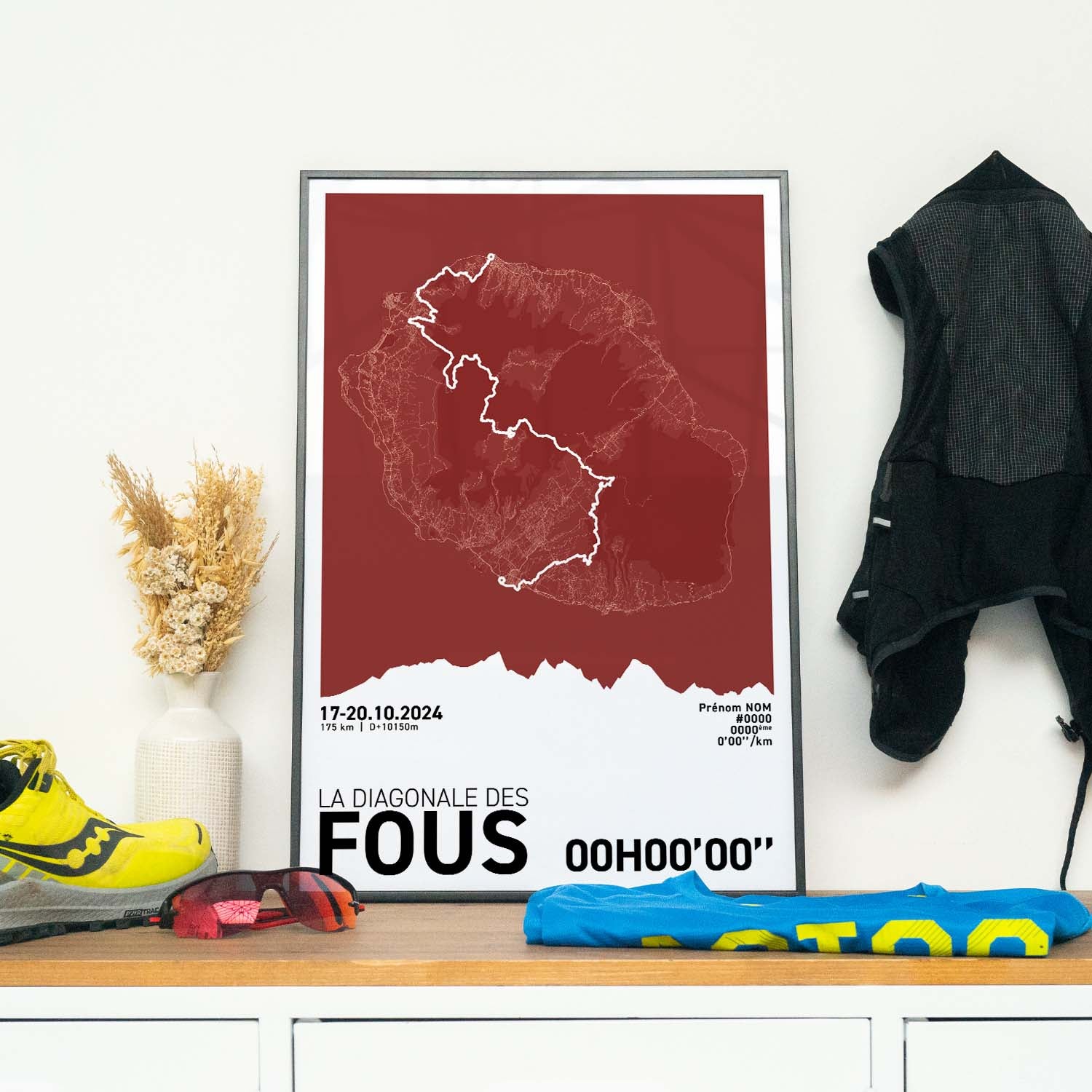Affiche Running - Trail Diagonale des Fous