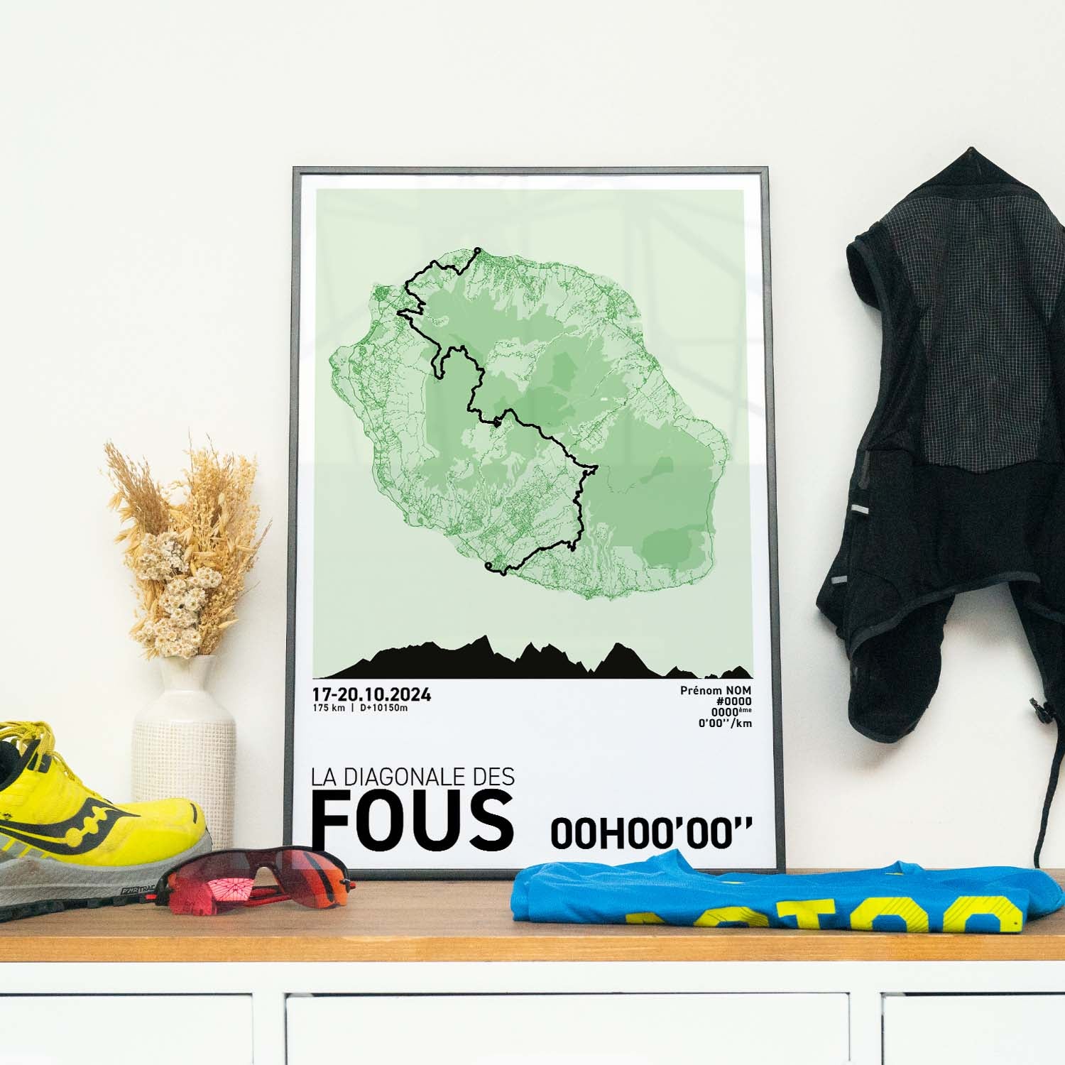 Affiche Running - Trail Diagonale des Fous