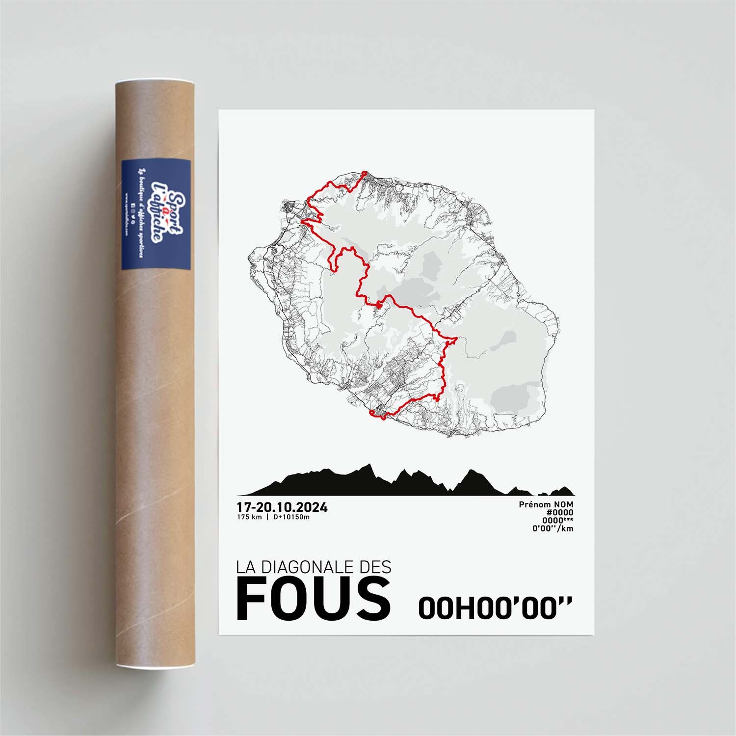 Affiche Running - Trail Diagonale des Fous