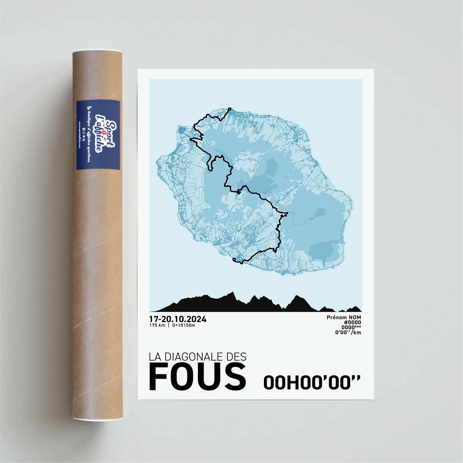 Affiche Running - Trail Diagonale des Fous