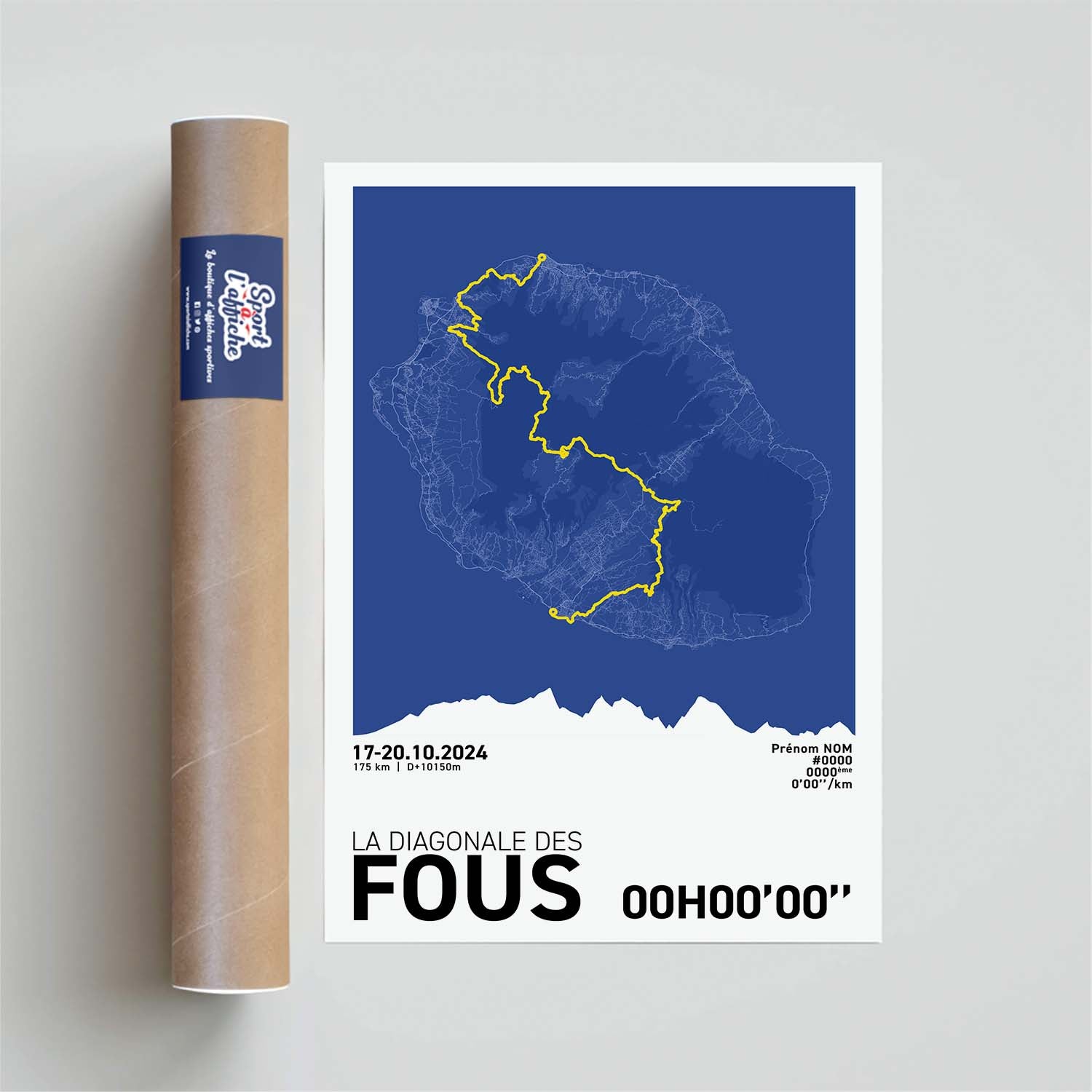 Affiche Running - Trail Diagonale des Fous