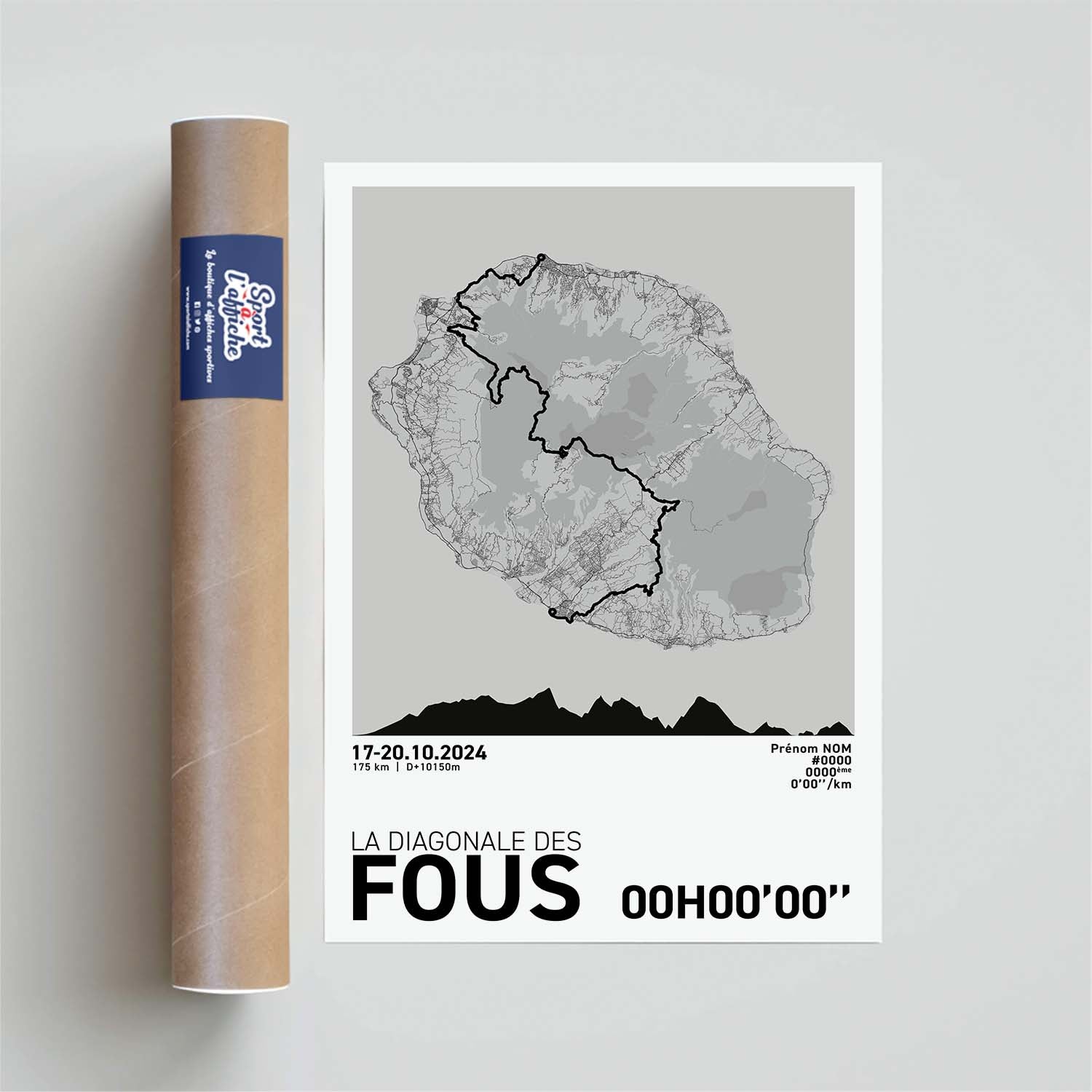 Affiche Running - Trail Diagonale des Fous