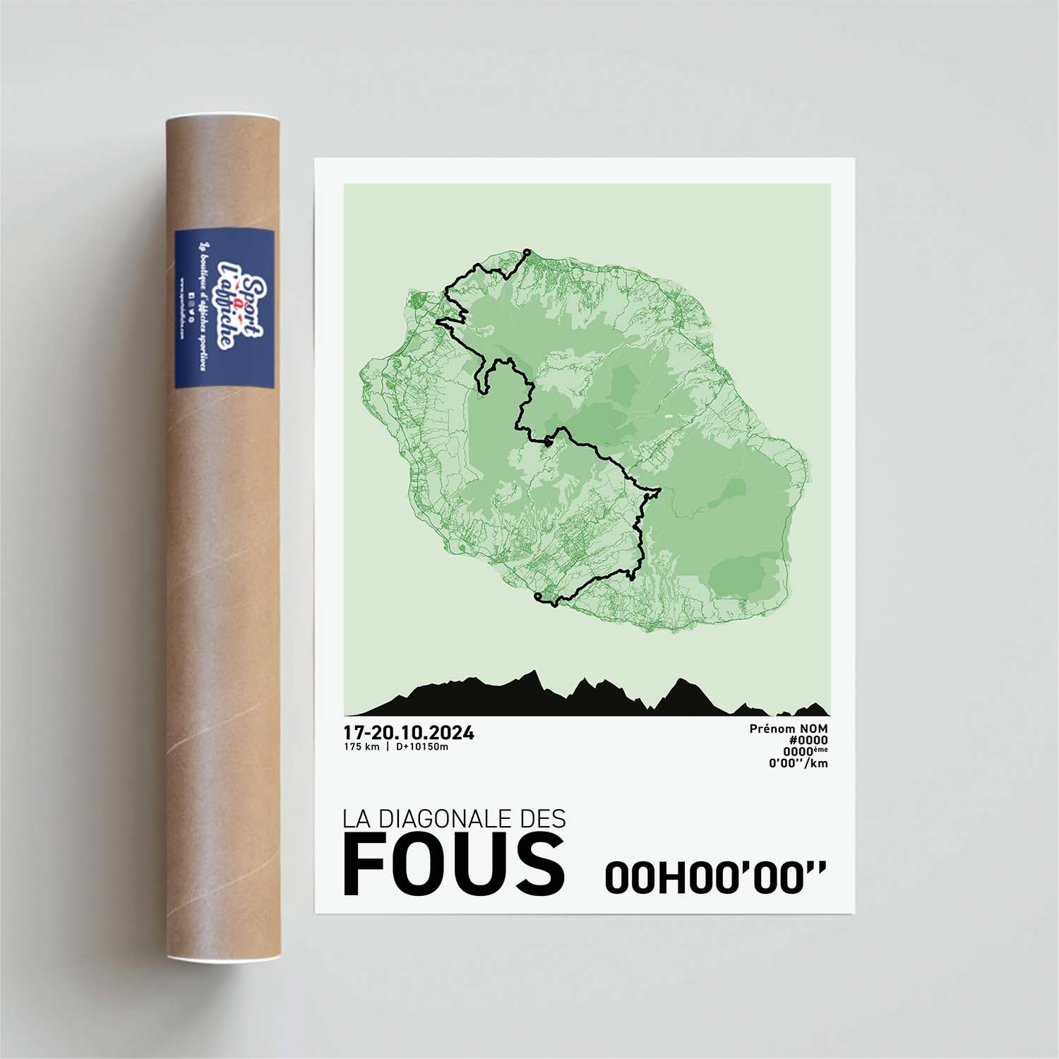 Affiche Running - Trail Diagonale des Fous