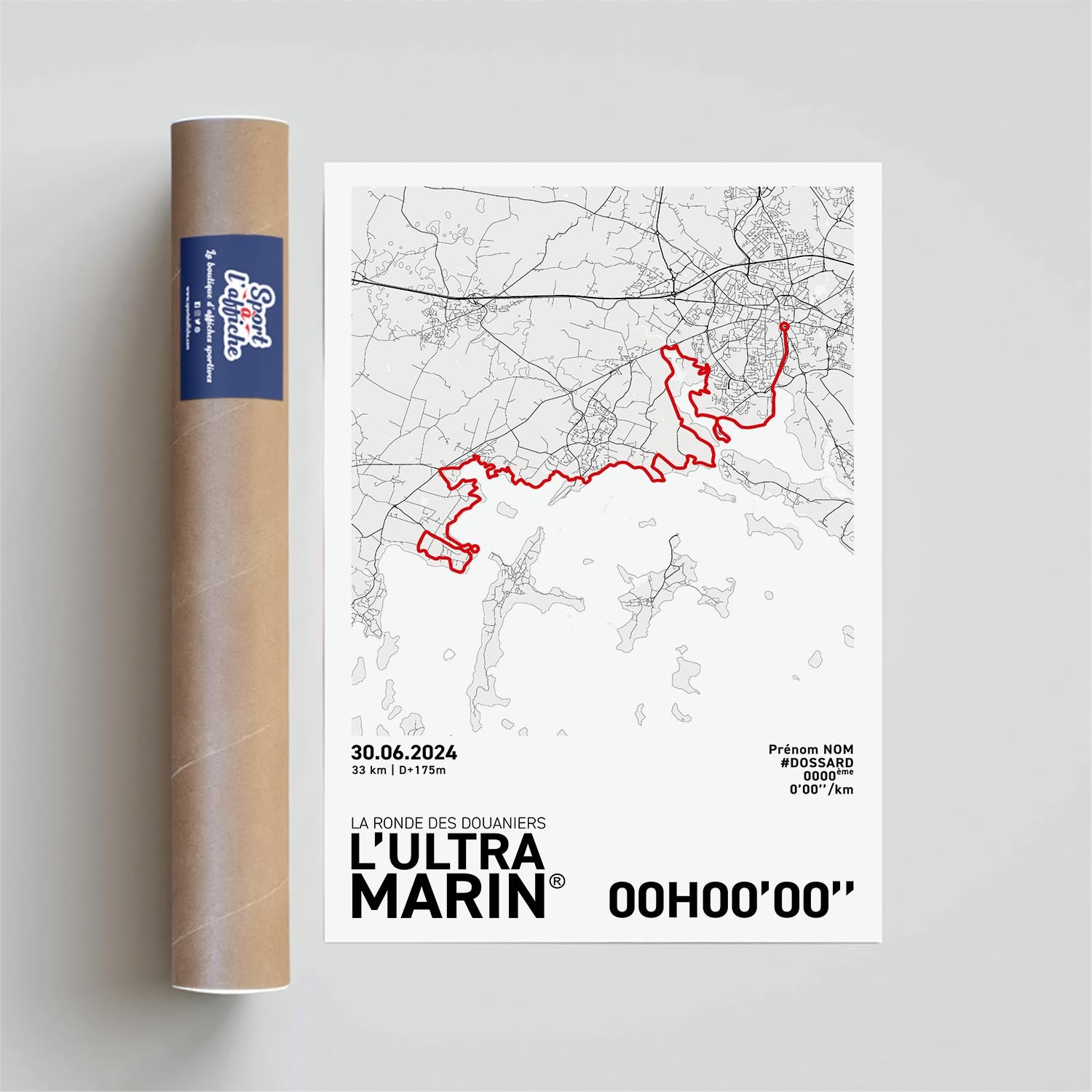 Affiche Running - Ultra Marin Ronde des Douaniers 33kM