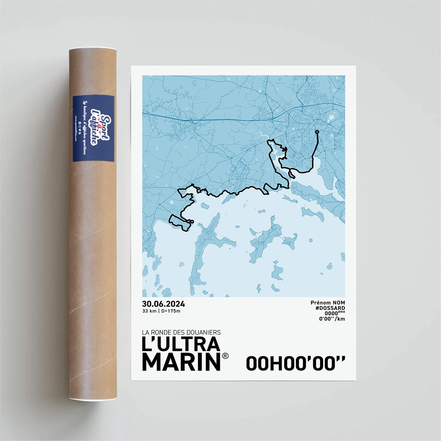 Affiche Running - Ultra Marin Ronde des Douaniers 33kM
