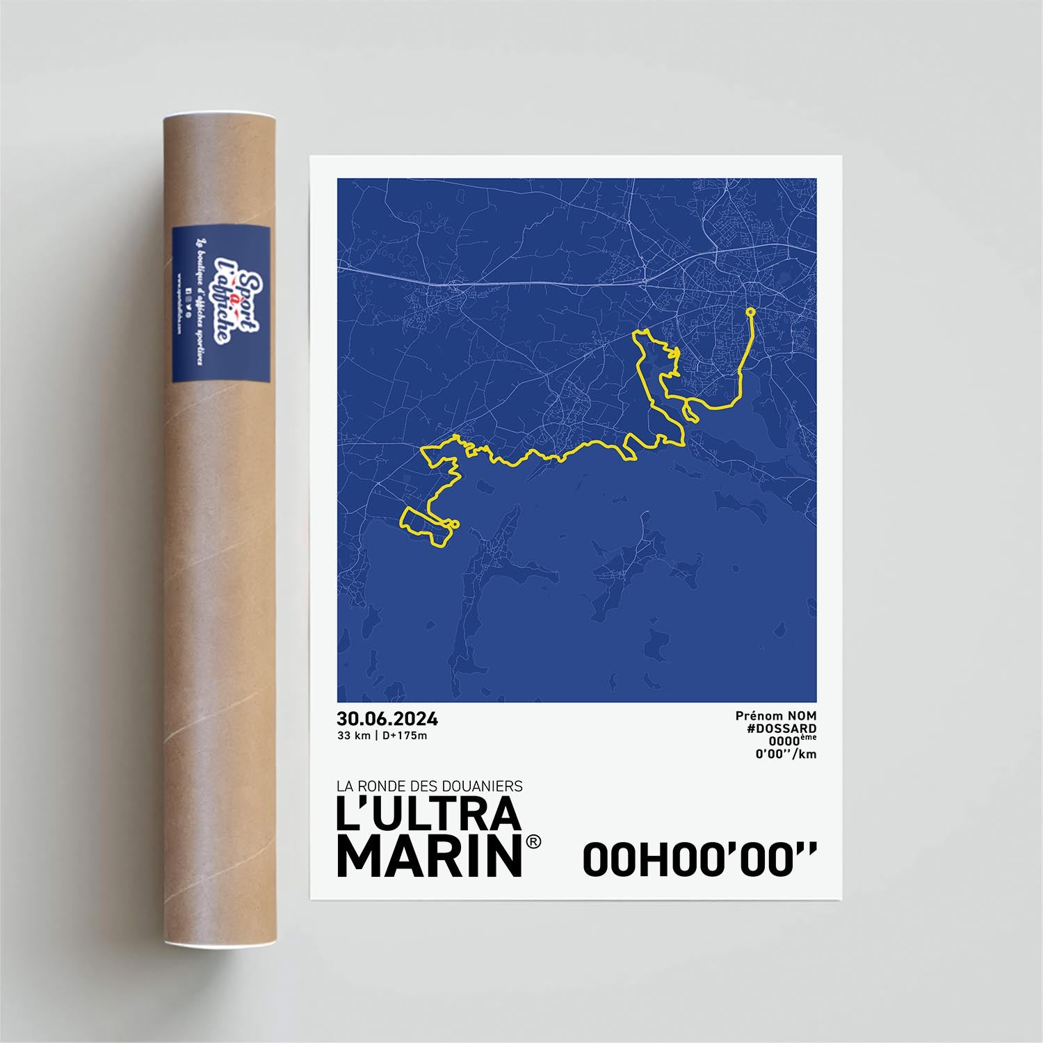 Affiche Running - Ultra Marin Ronde des Douaniers 33kM