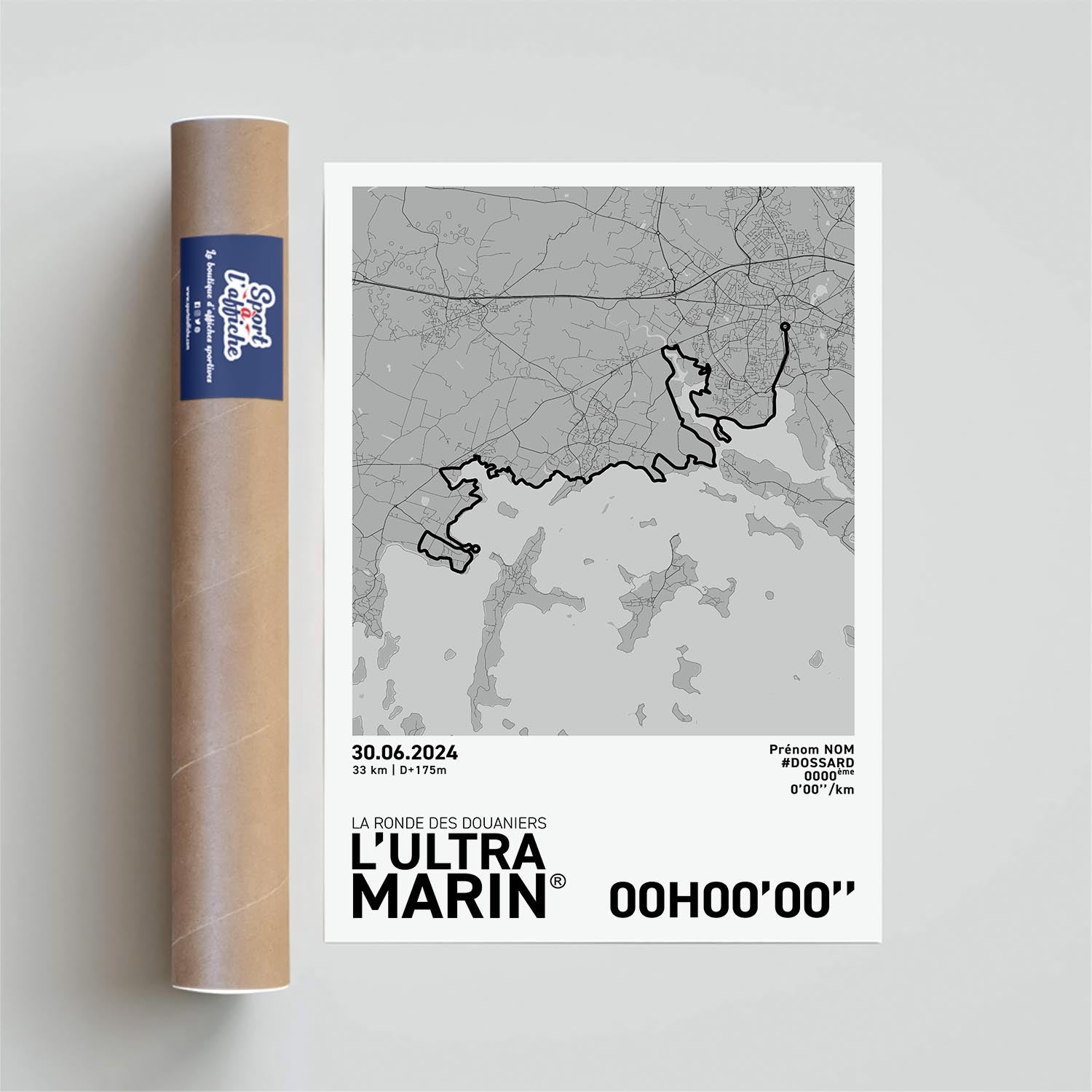 Affiche Running - Ultra Marin Ronde des Douaniers 33kM