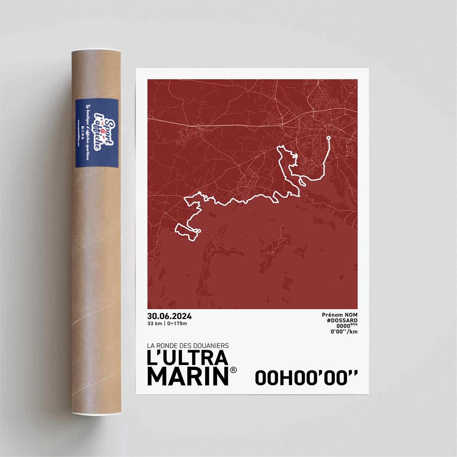Affiche Running - Ultra Marin Ronde des Douaniers 33kM
