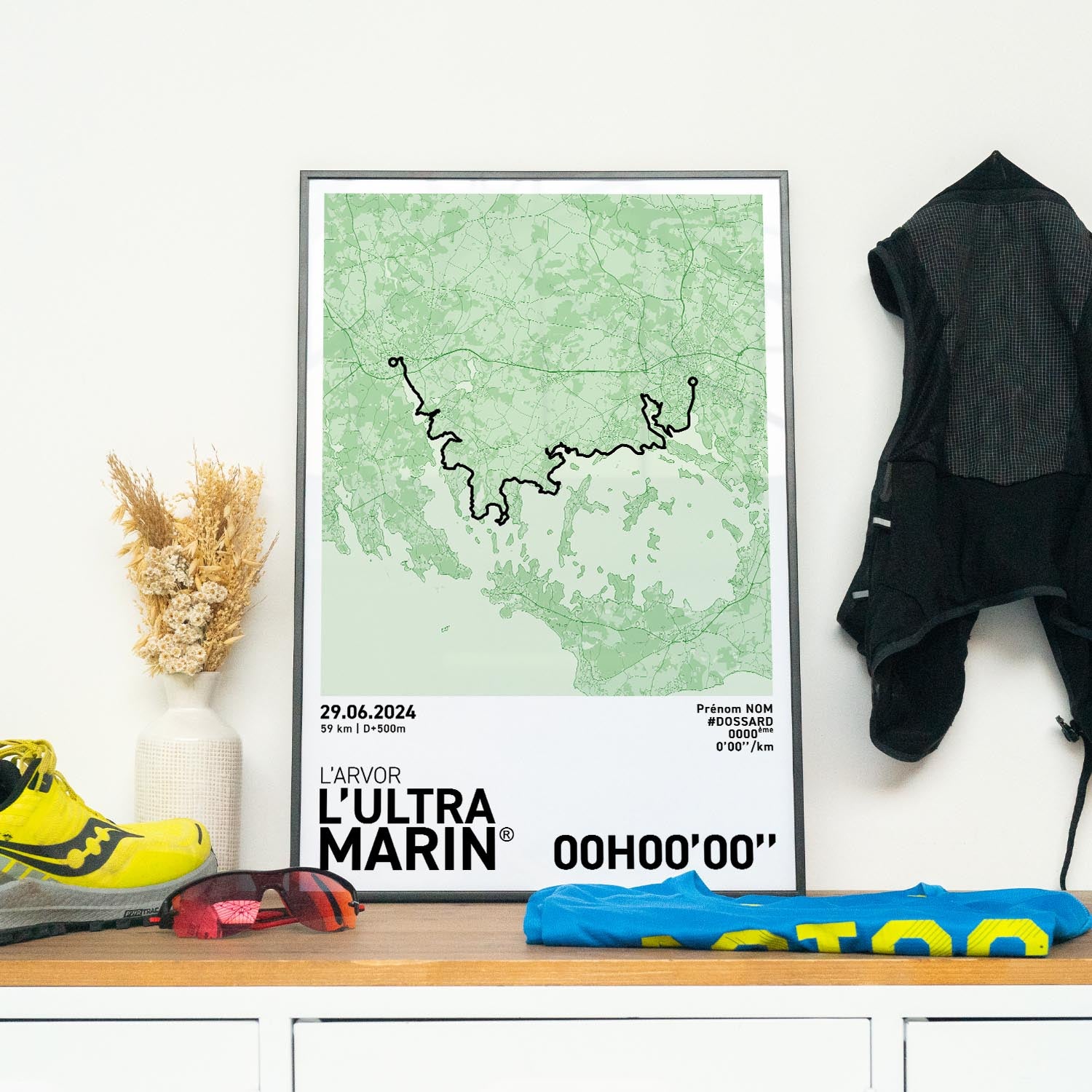 Affiche Running - Ultra Marin l'Arvor 56 km