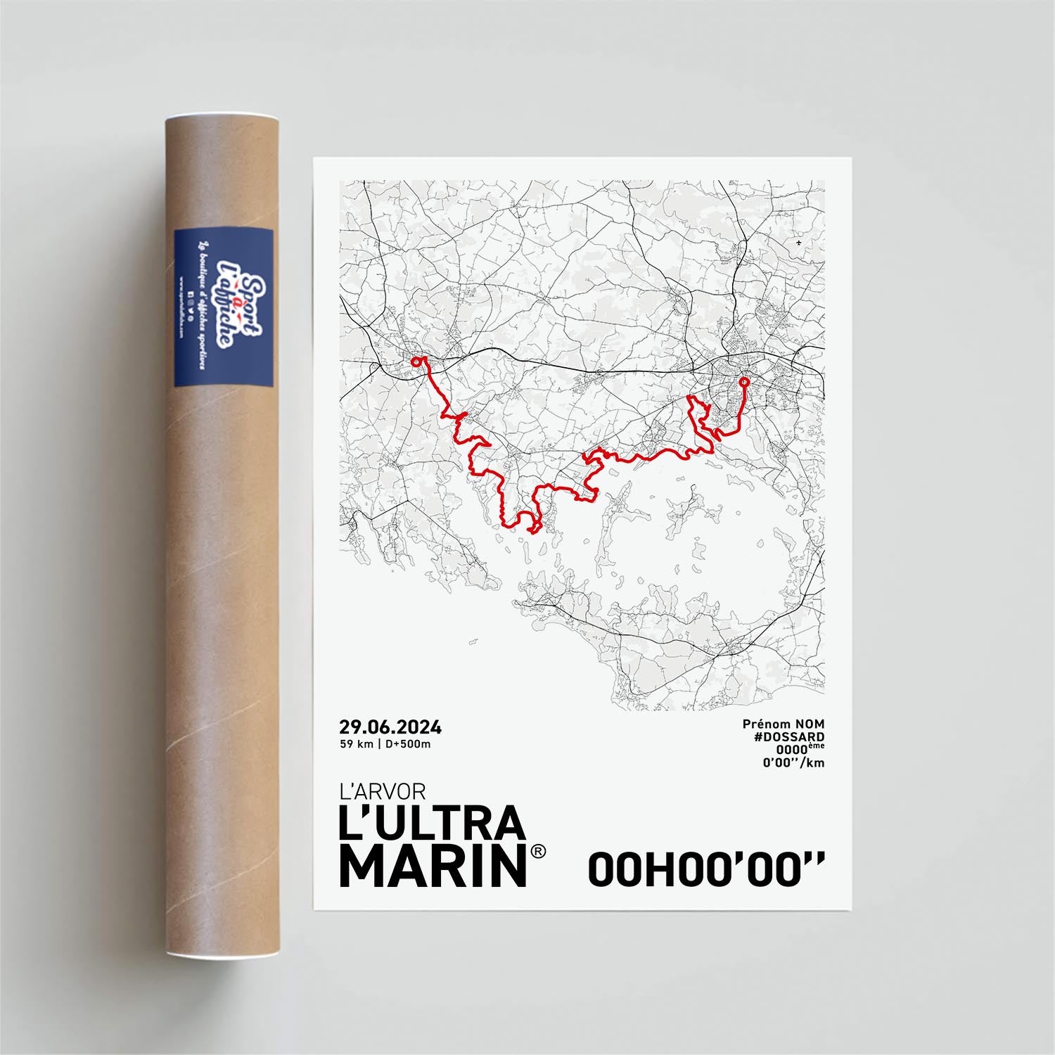 Affiche Running - Ultra Marin l'Arvor 56 km