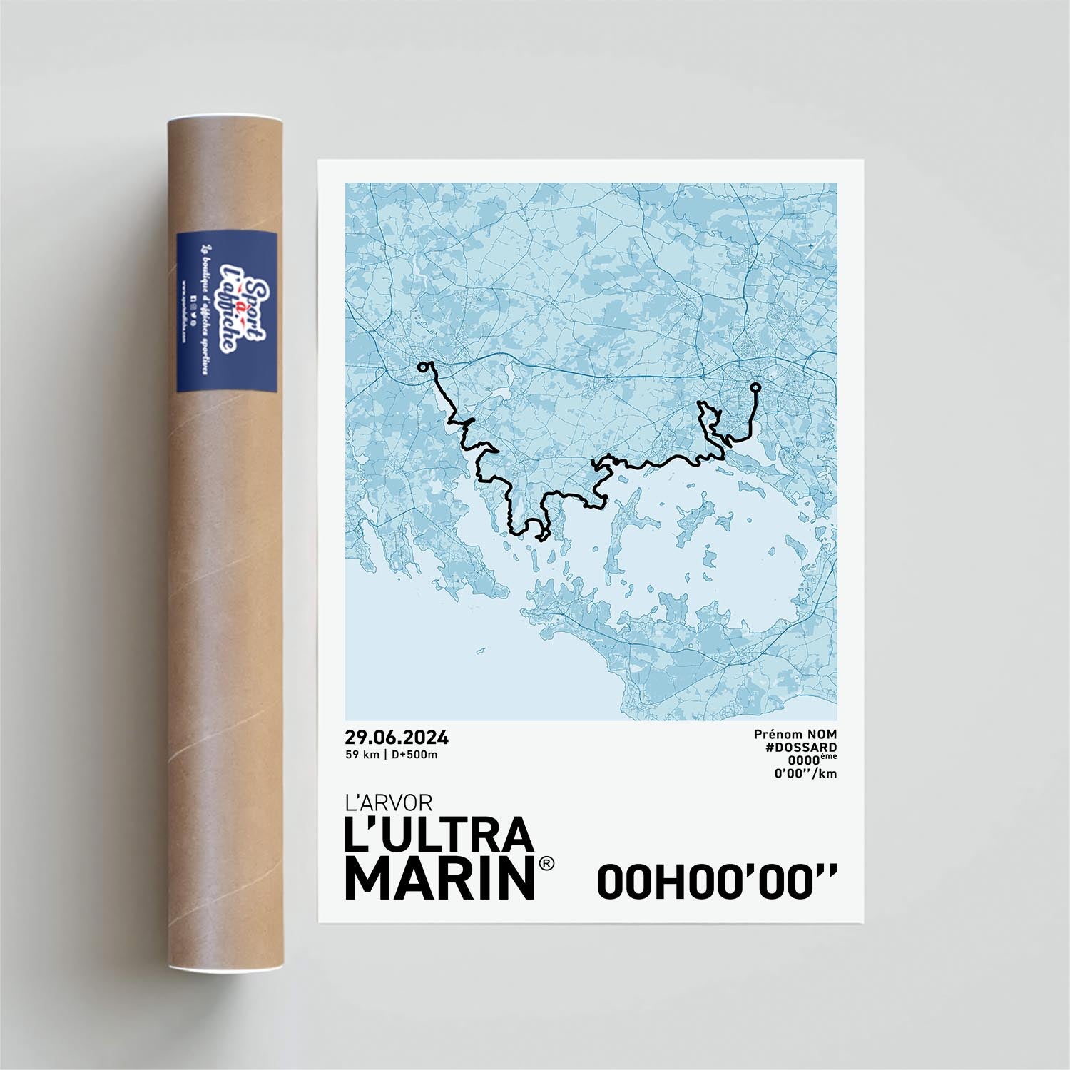Affiche Running - Ultra Marin l'Arvor 56 km
