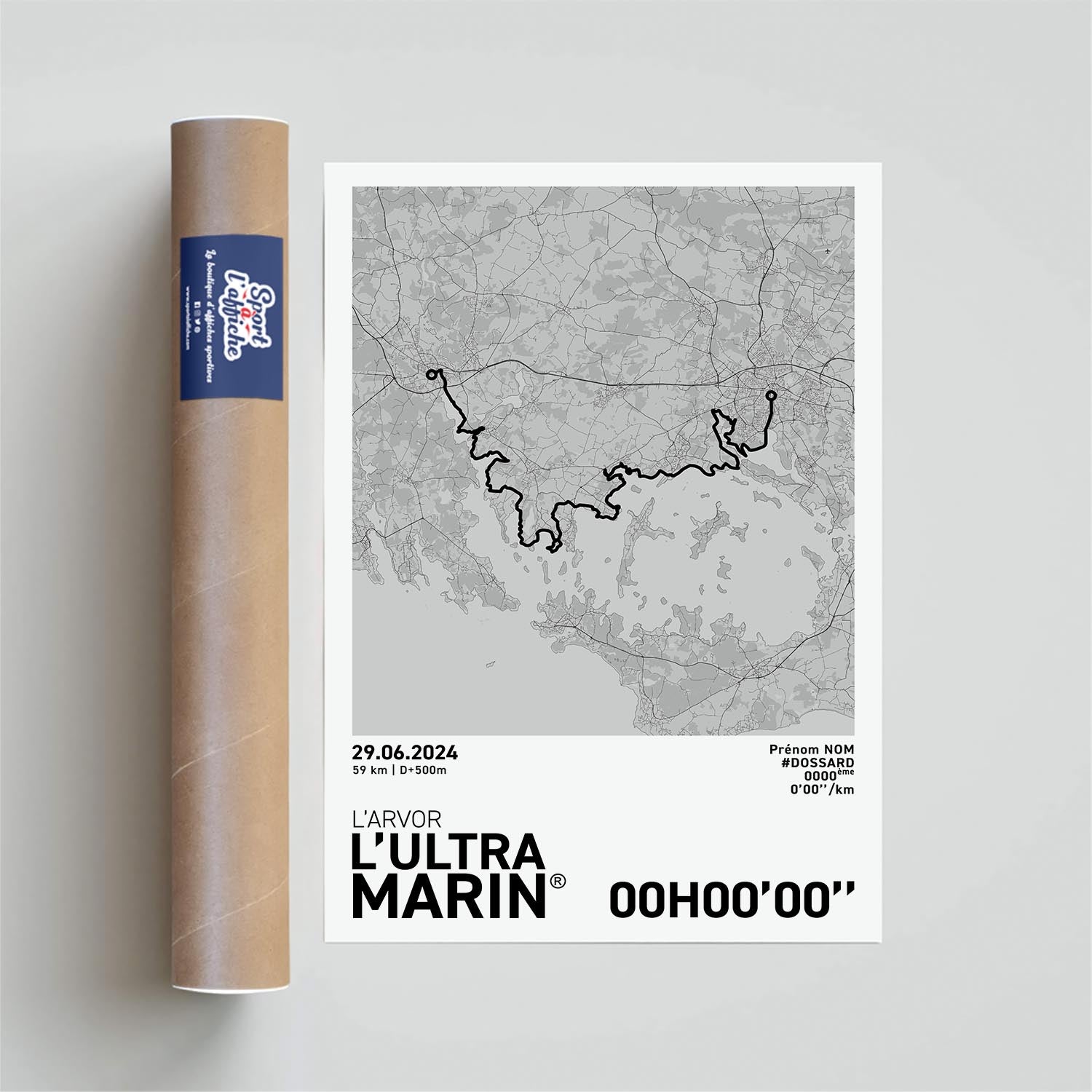 Affiche Running - Ultra Marin l'Arvor 56 km