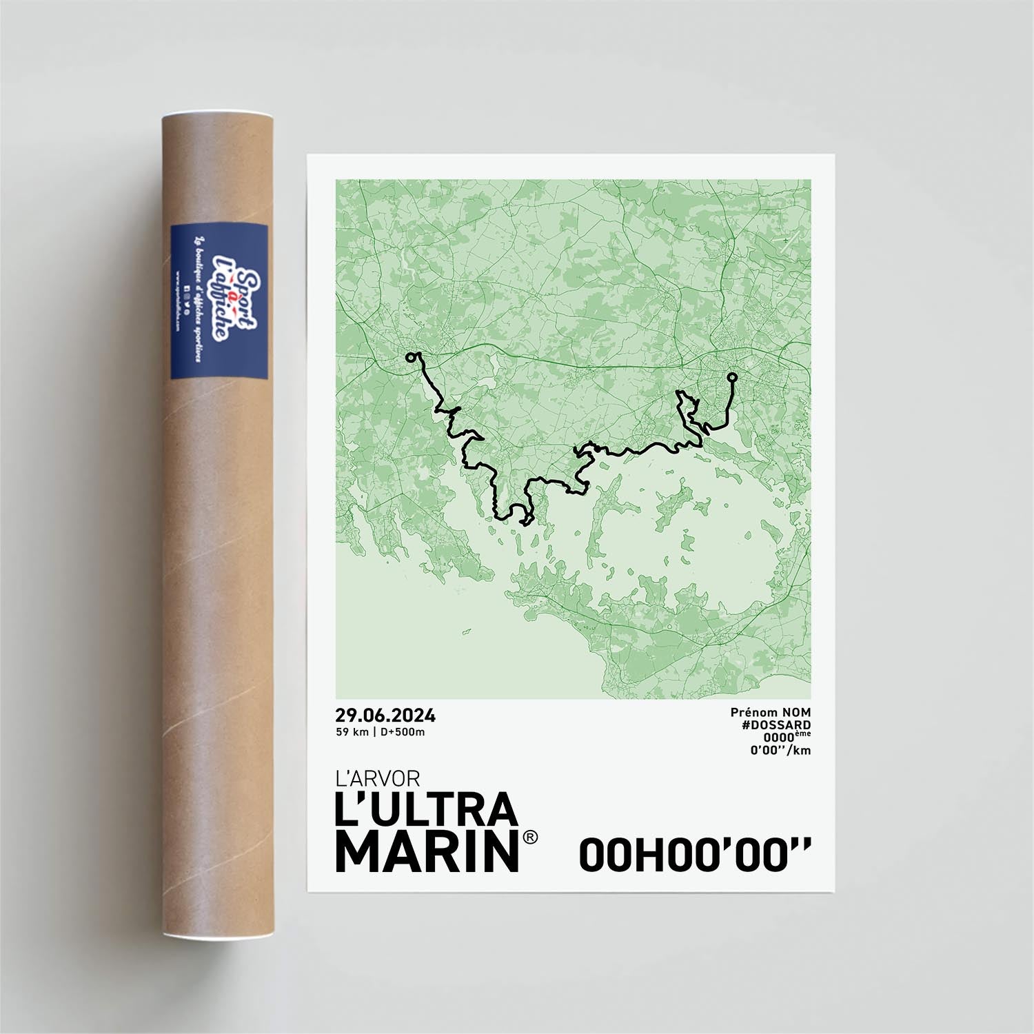 Affiche Running - Ultra Marin l'Arvor 56 km