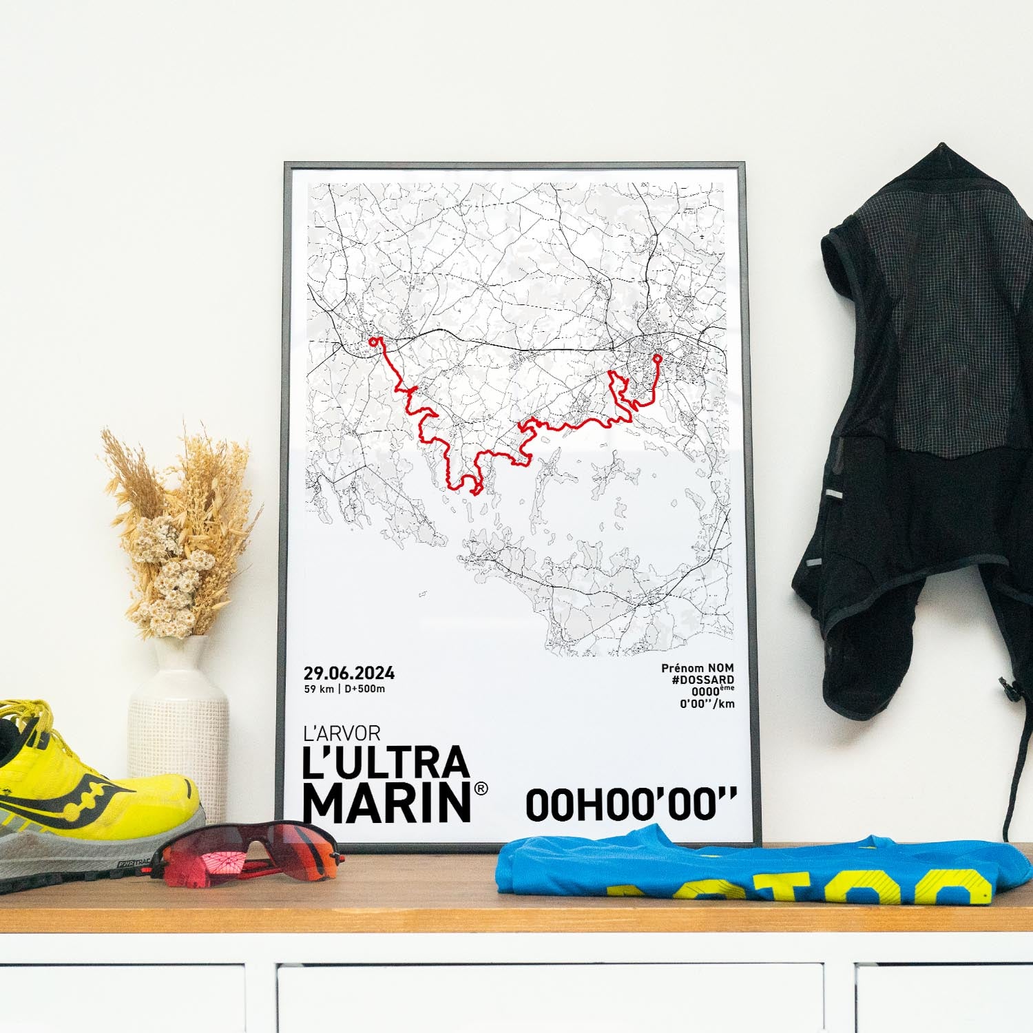 Affiche Running - Ultra Marin l'Arvor 56 km