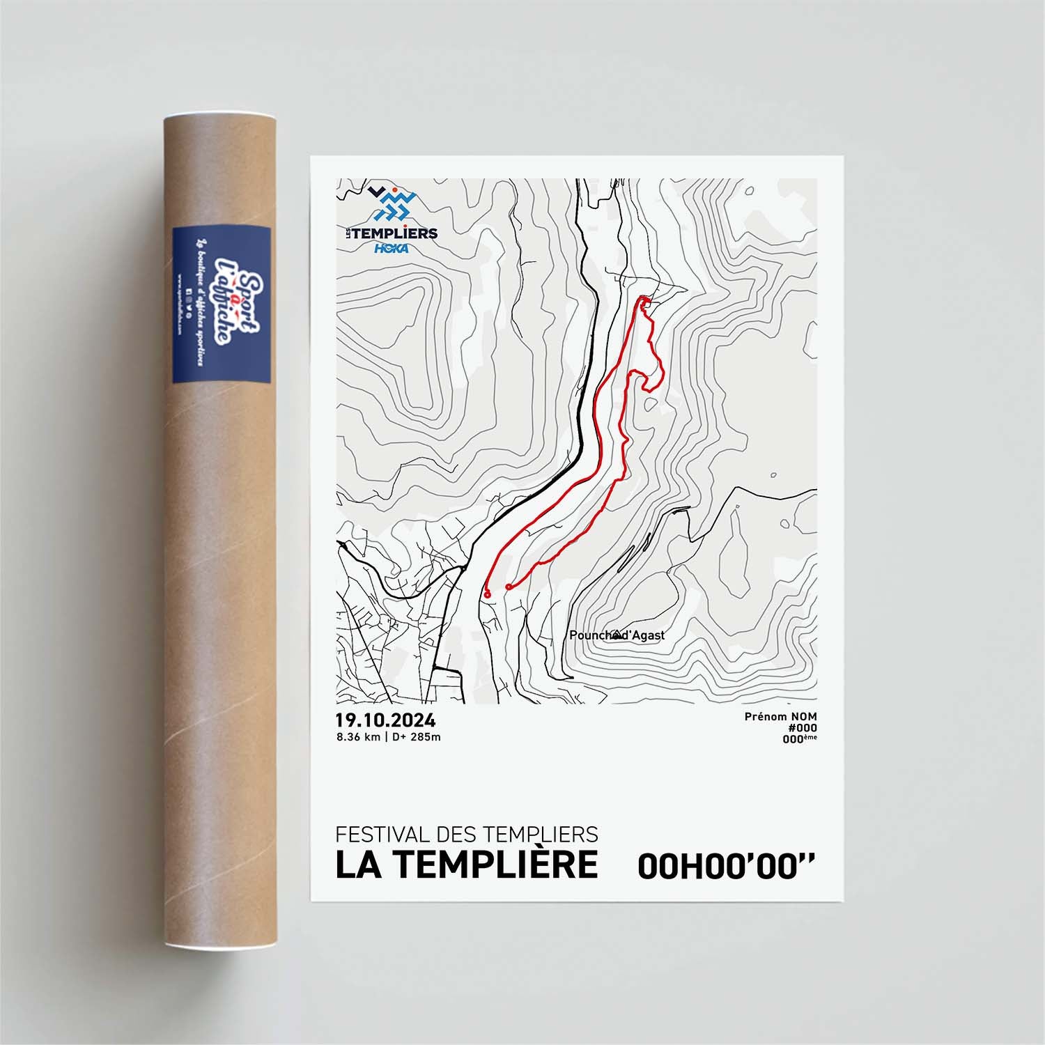 Affiche Running -  Festival des Templiers - La Templière