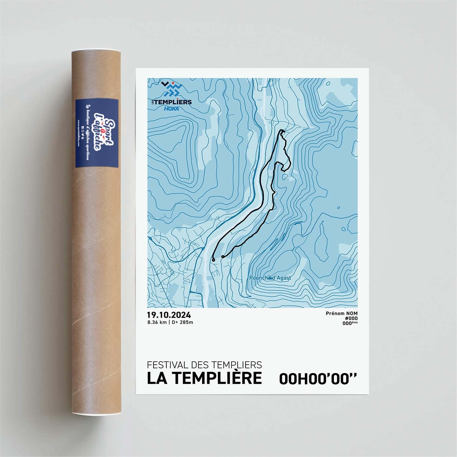 Affiche Running -  Festival des Templiers - La Templière