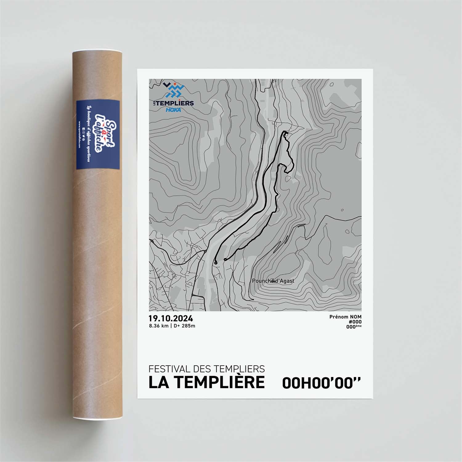 Affiche Running -  Festival des Templiers - La Templière