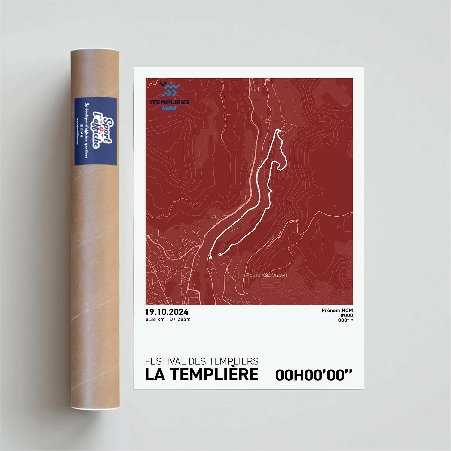 Affiche Running -  Festival des Templiers - La Templière