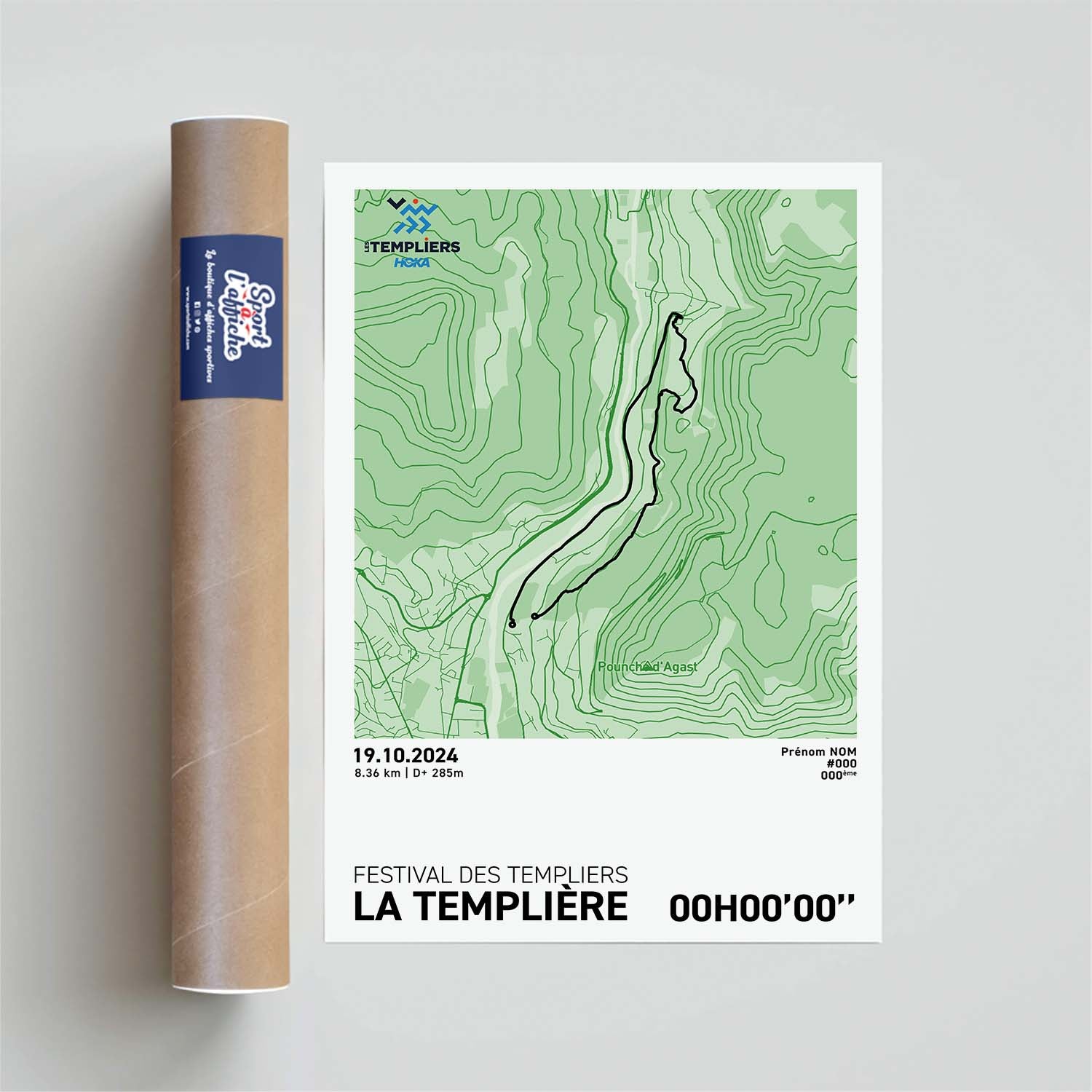 Affiche Running -  Festival des Templiers - La Templière