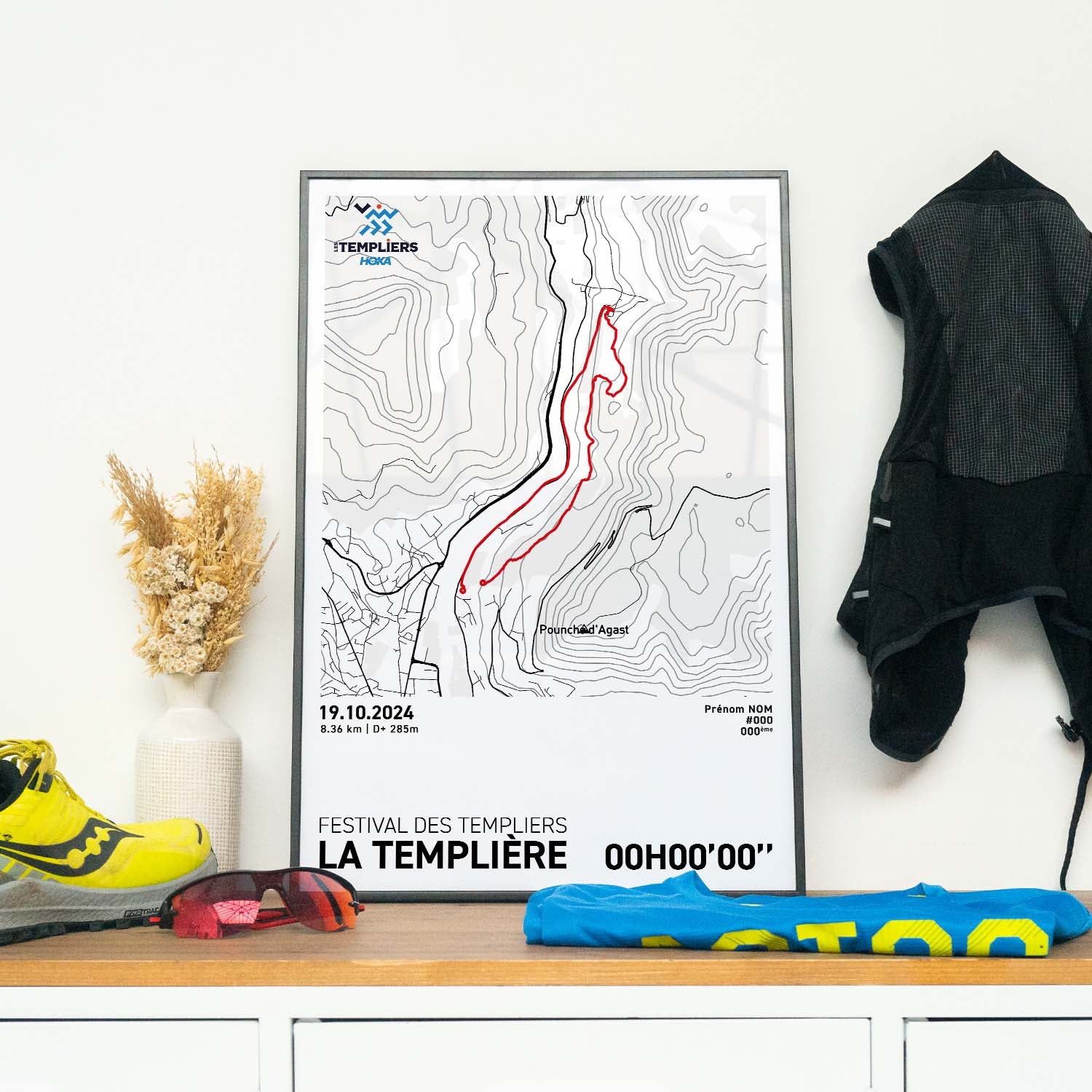 Affiche Running -  Festival des Templiers - La Templière