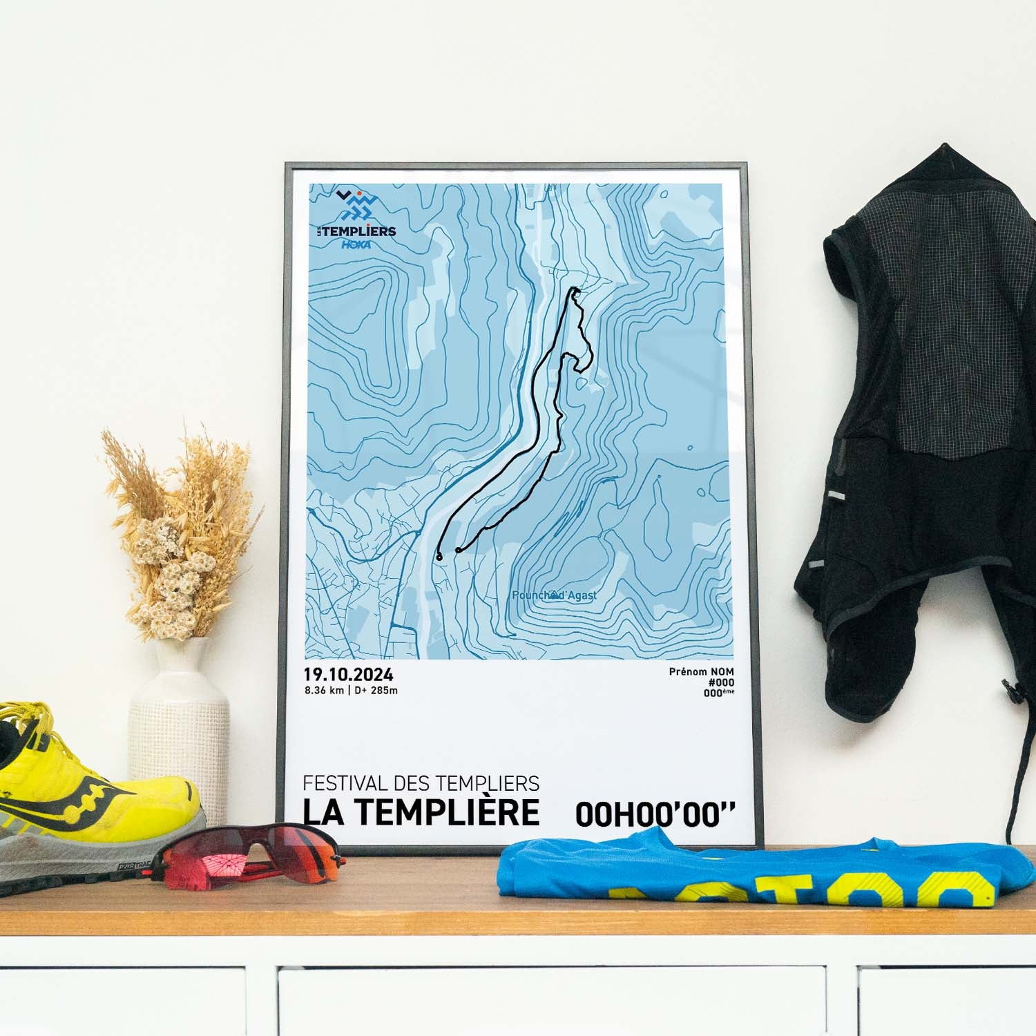 Affiche Running -  Festival des Templiers - La Templière