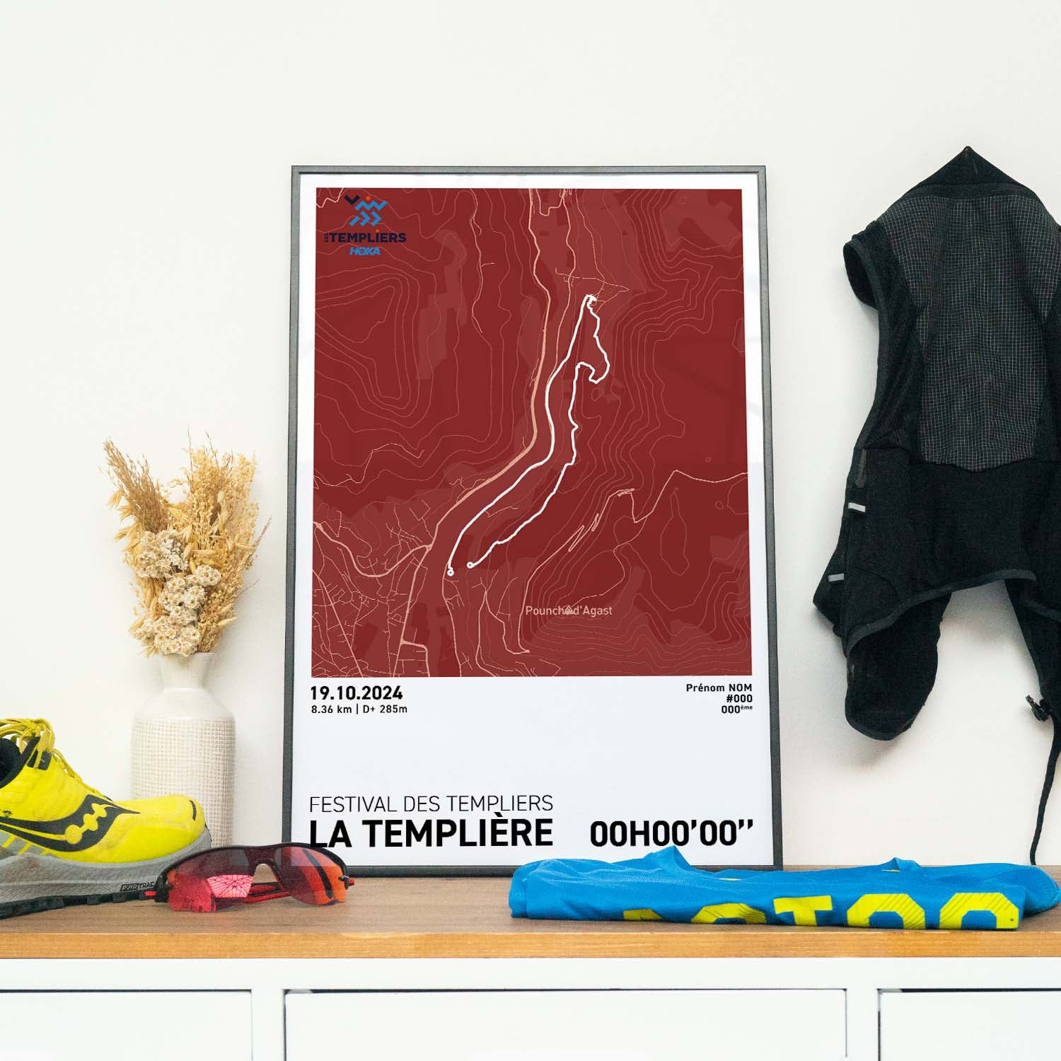 Affiche Running -  Festival des Templiers - La Templière