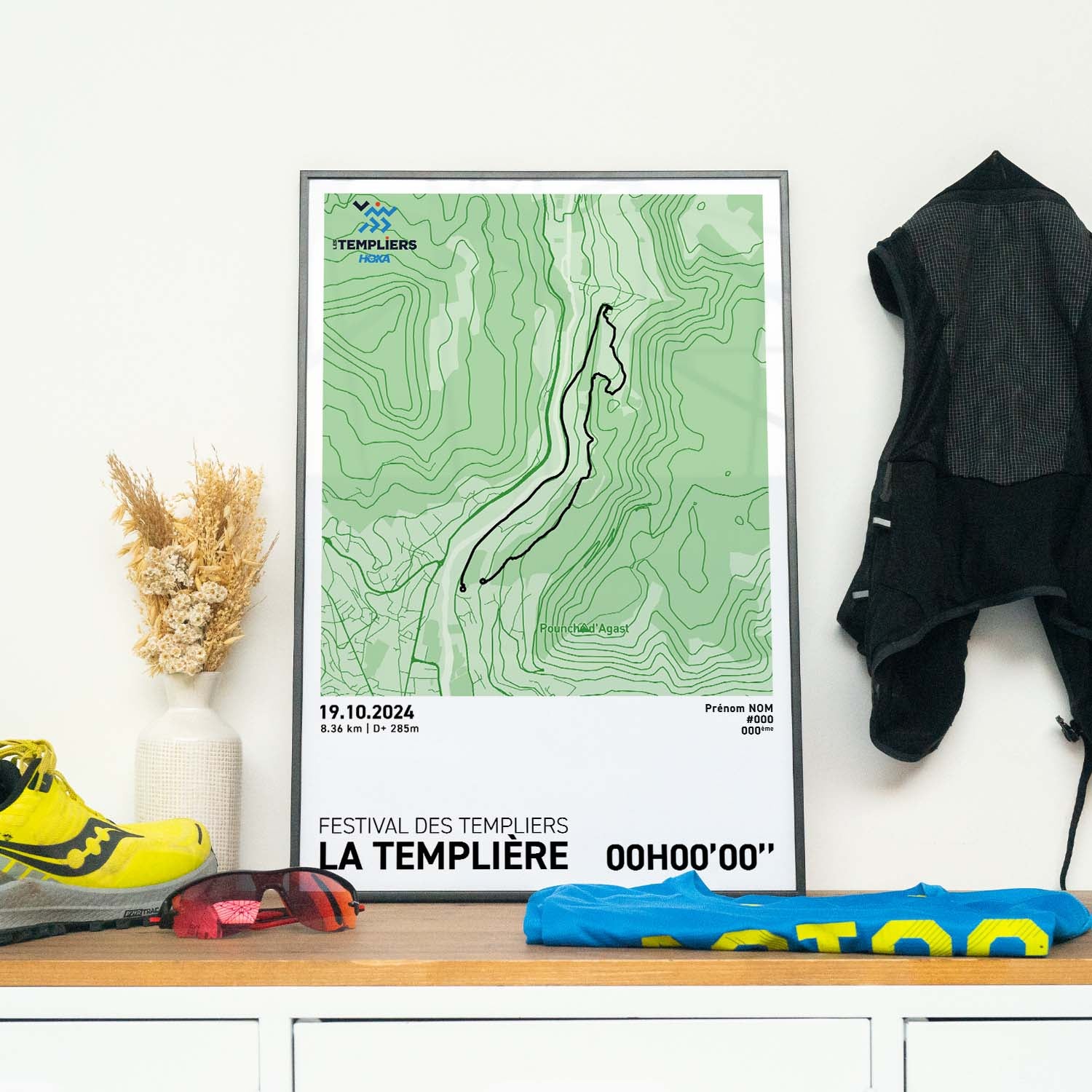 Affiche Running -  Festival des Templiers - La Templière