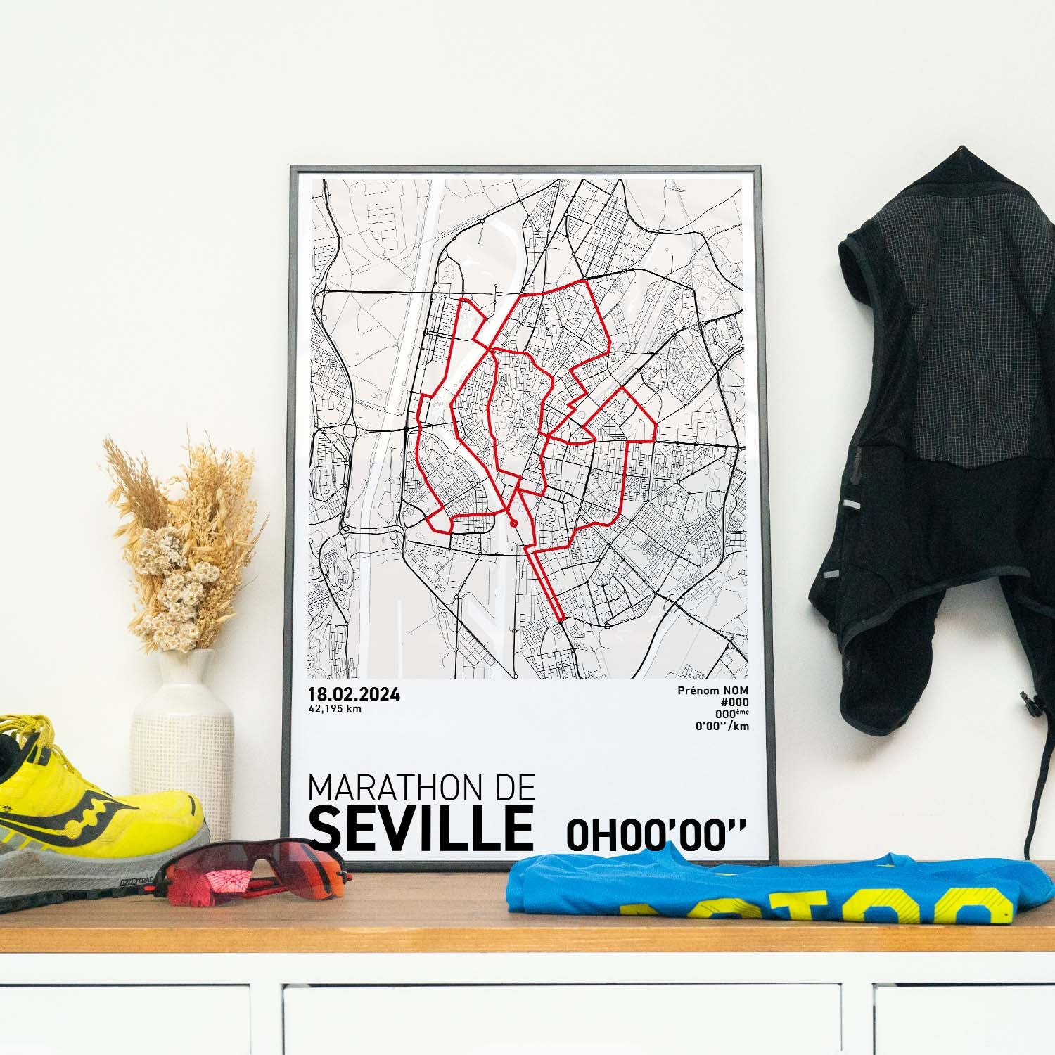 Affiche Running - Marathon de Séville