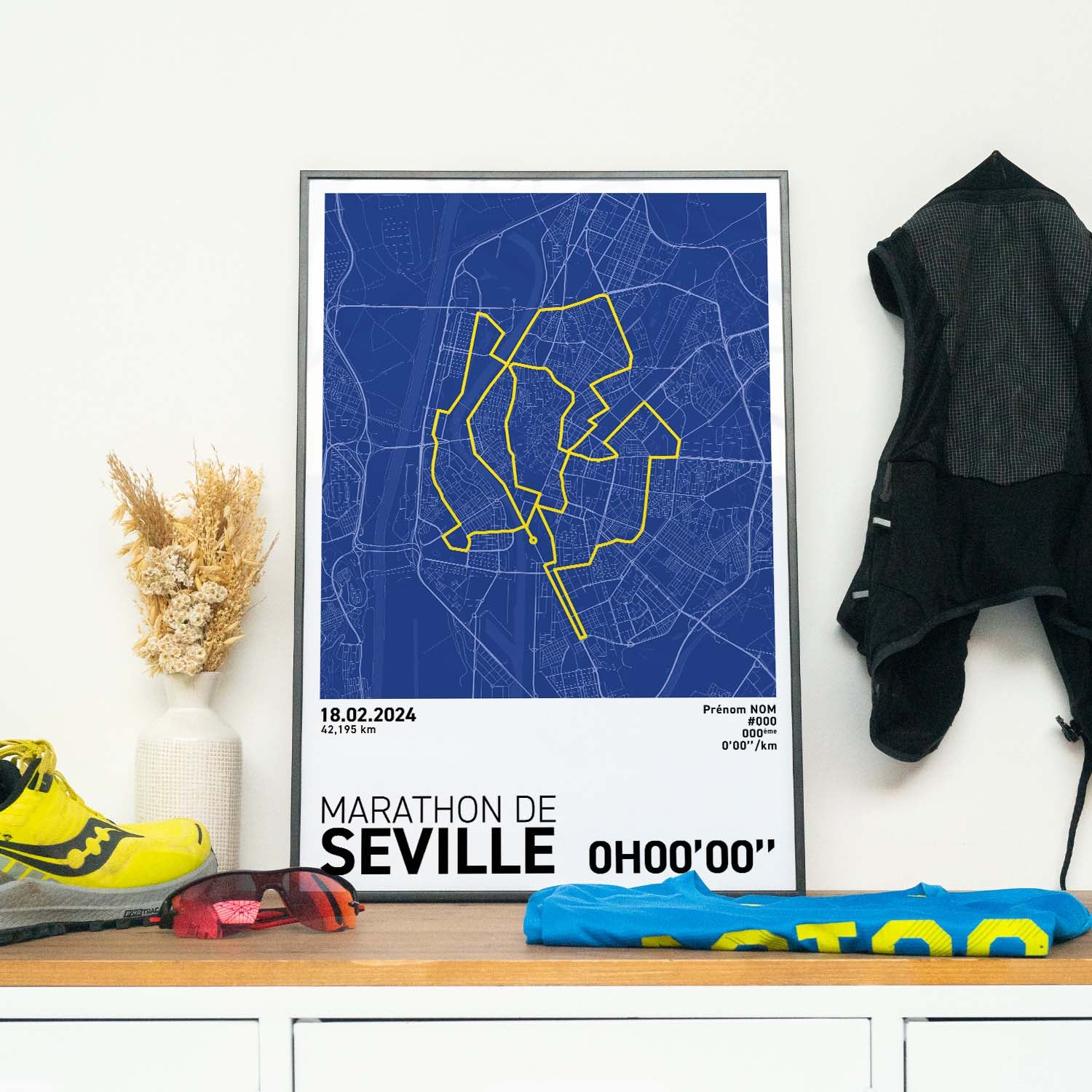 Affiche Running - Marathon de Séville