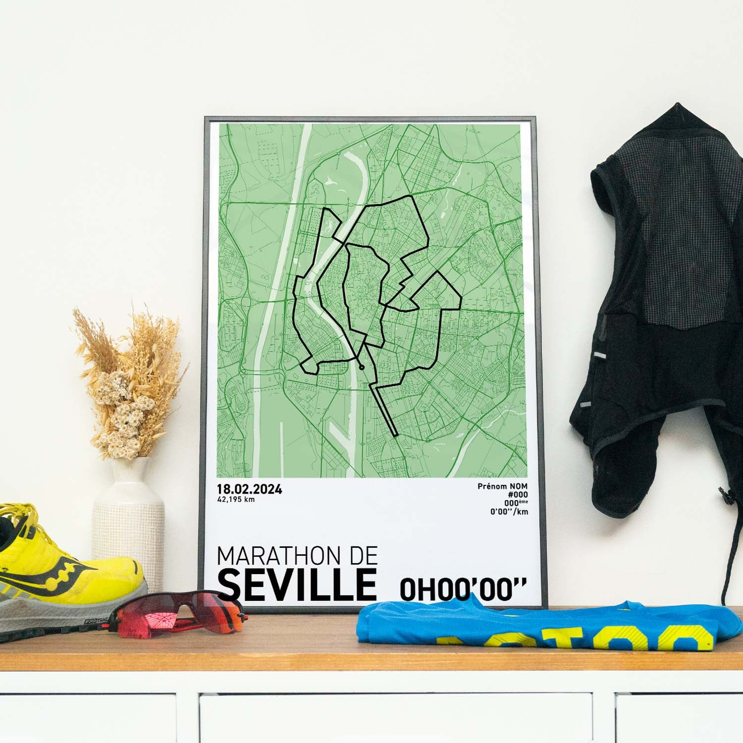 Affiche Running - Marathon de Séville